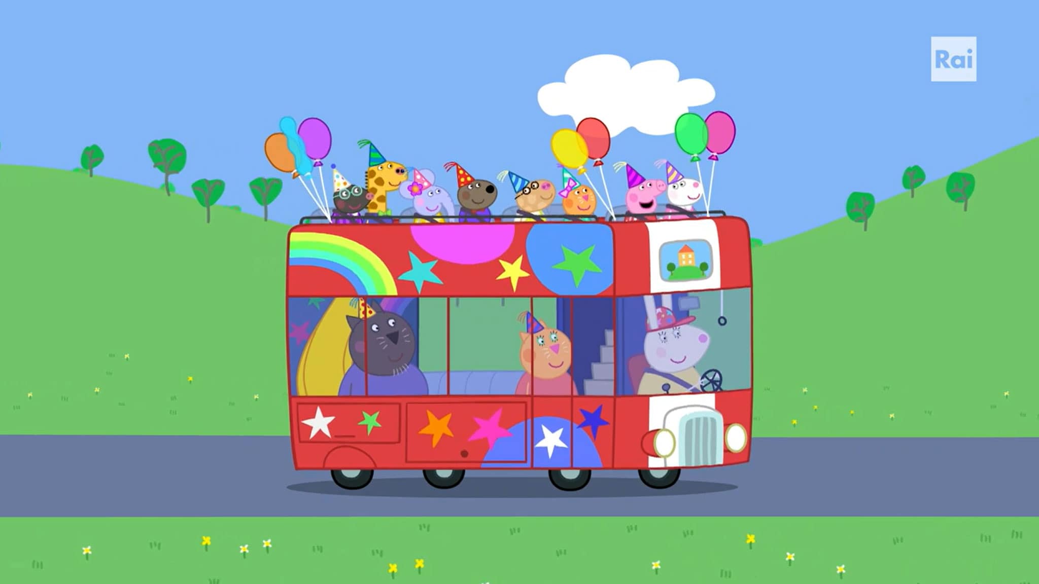Peppa Pig - S10E17 - Il bus delle feste