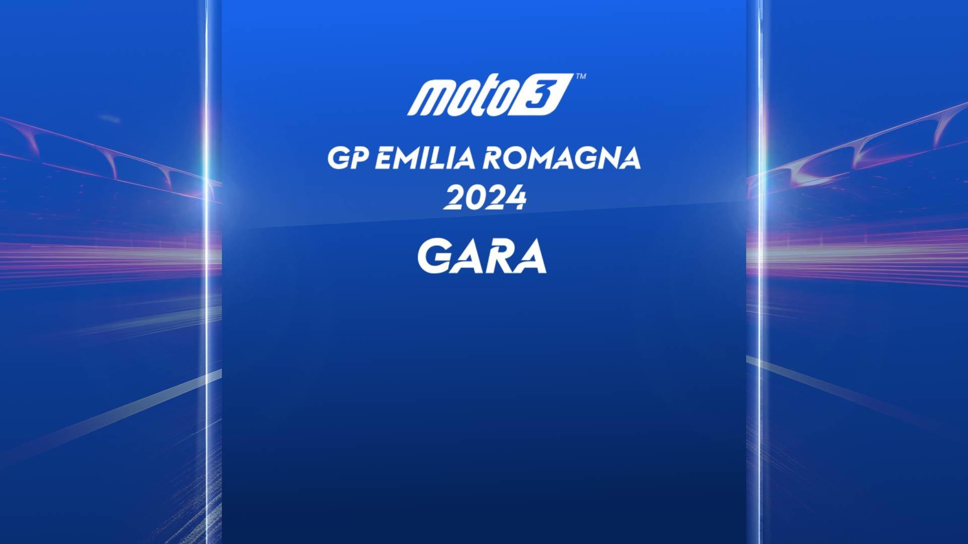 Moto3 Gara: GP Emilia Romagna