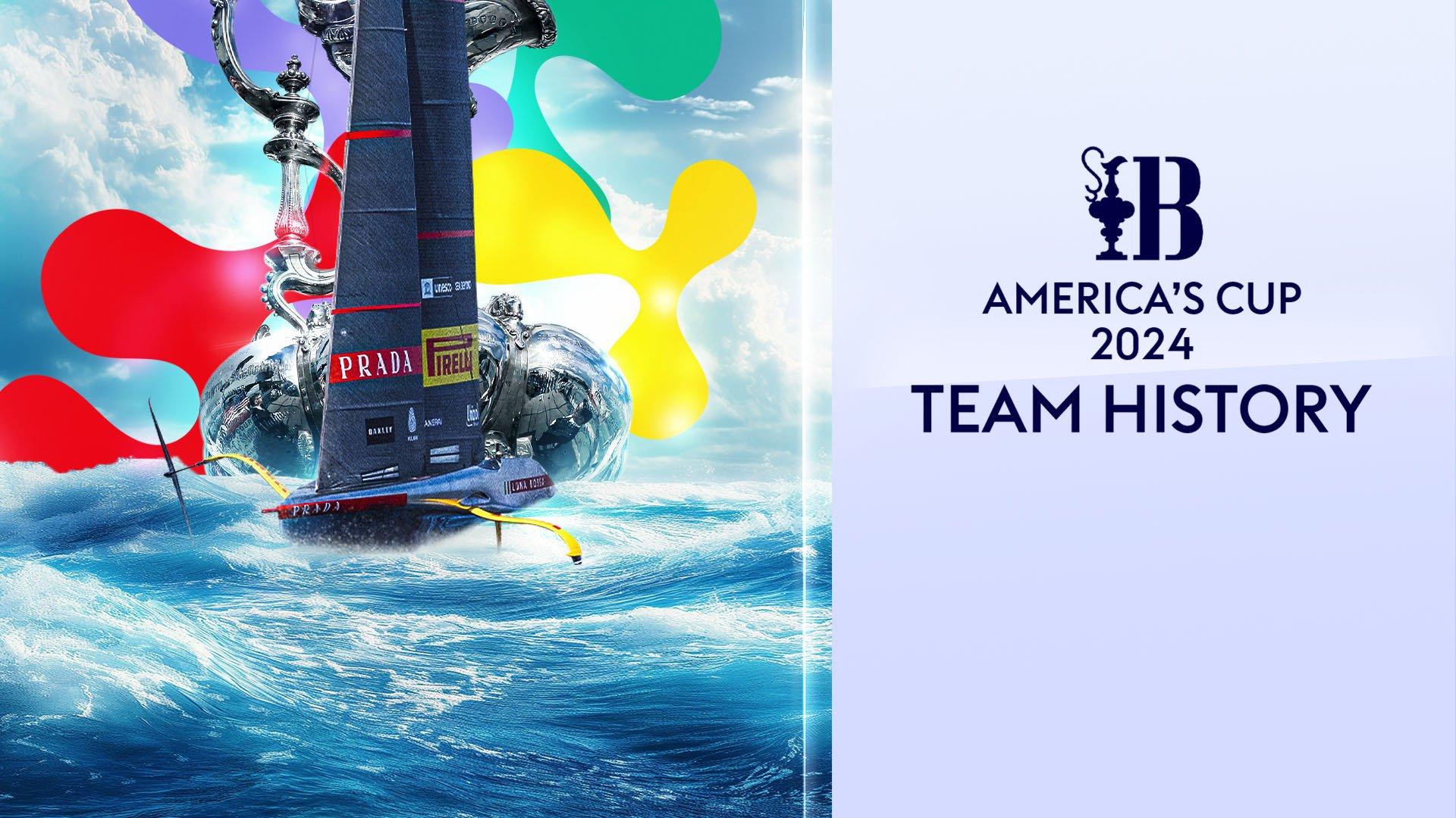 America's Cup 2024 - Teams History