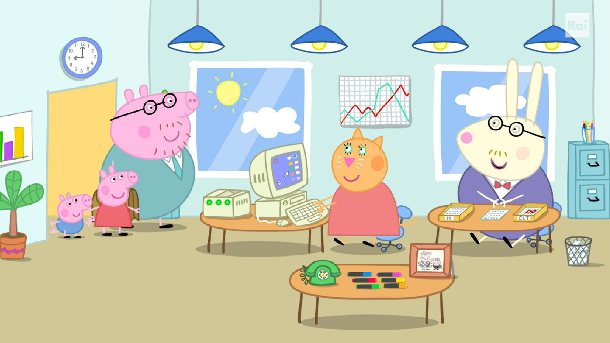 Peppa Pig - S2E22 - Daddy Pig's Office - Lingua ucraina