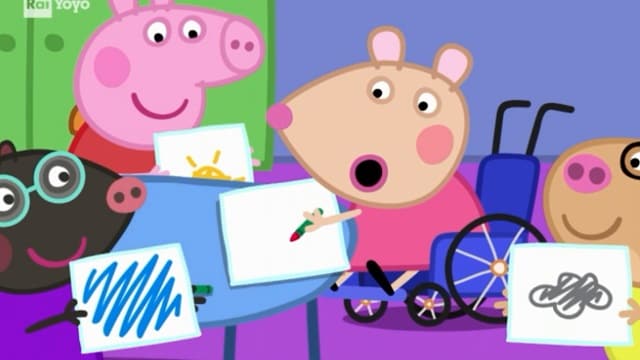 Peppa Pig - S8E4 - Mandy Mouse (Versione originale con speaker italiano) - Mandy Mouse - Versione inglese con commento in italiano