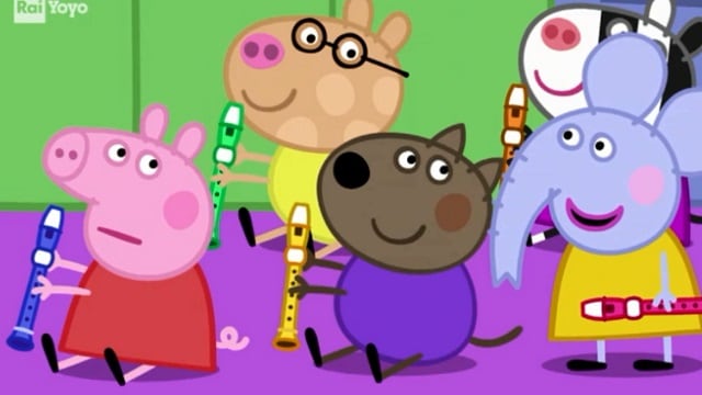 Peppa Pig - S8E5 - Recorders (Versione originale con speaker italiano) - Recorders - Versione inglese con commento in italiano