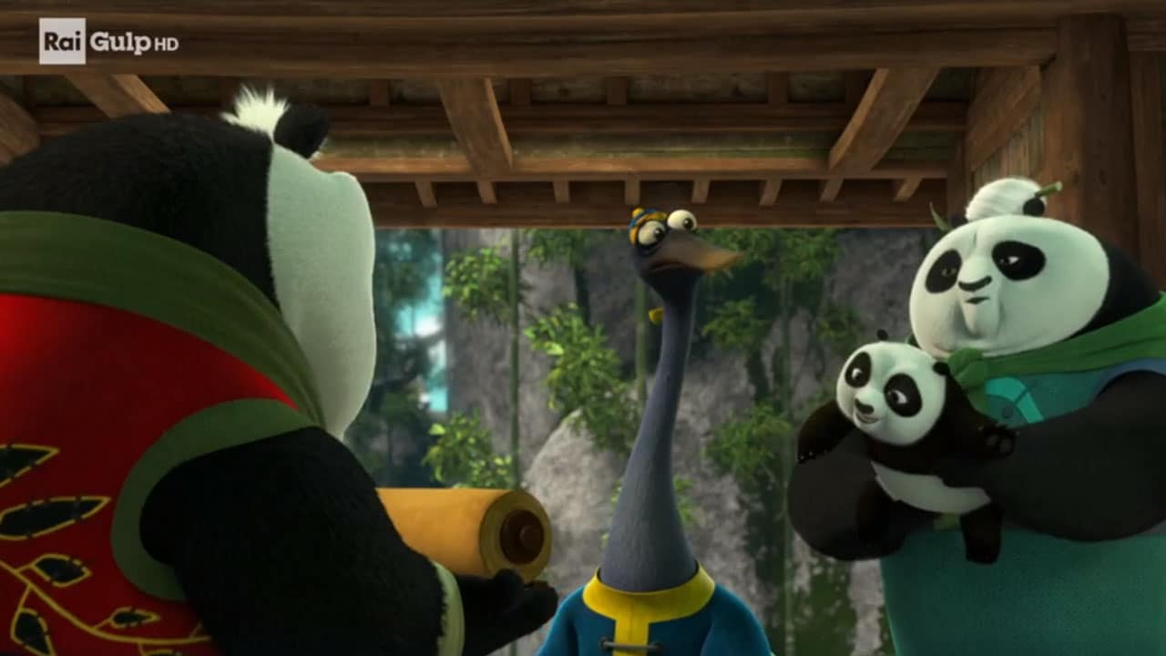 Kung Fu Panda - Le zampe del destino - S1E2 -  Il Drago Blu gioca con il fuoco