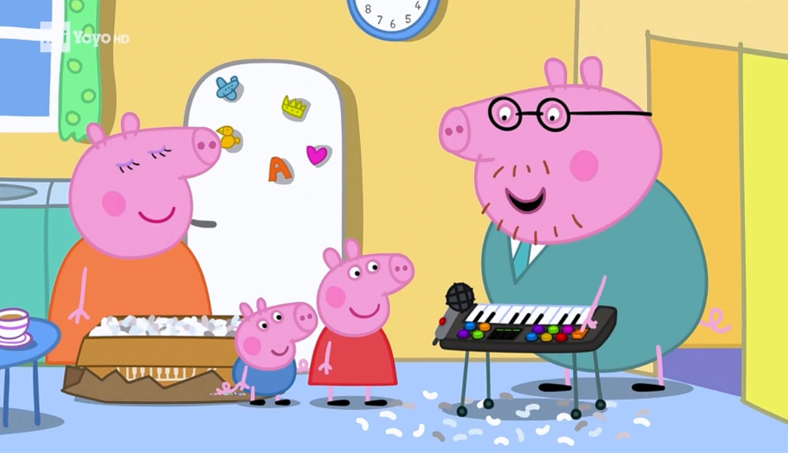 Peppa Pig - S8E9 - Funny Music (Versione originale con speaker italiano) - Funny Music - Versione inglese con commento in italiano