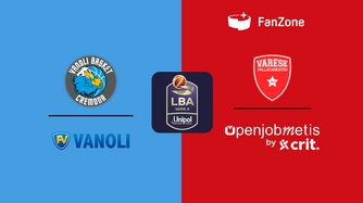 Vanoli Basket Cremona - Openjobmetis Varese