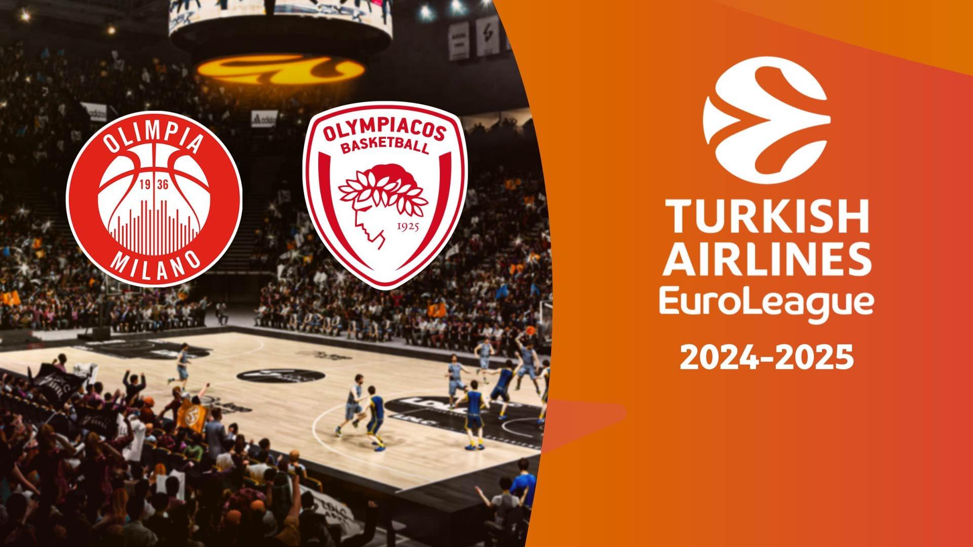 Basket Eurolega - Ep. 65 - Basket Eurolega Round 18 Olimpia Milano/ Olympiacos 26/12/2024