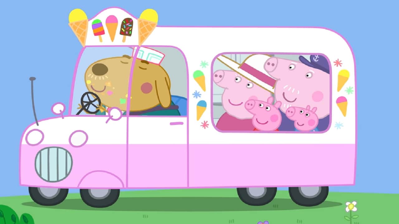 Peppa Pig S8E47 Ice cream (Versione originale con speaker italiano) - Ice cream - Versione inglese con commento in italiano