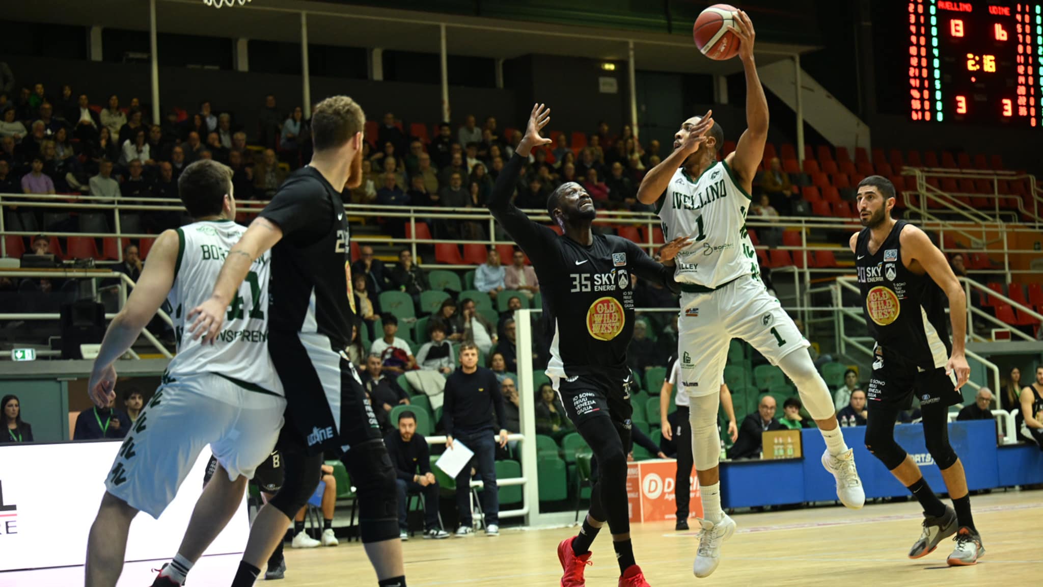 Pallacanestro. Serie A2 Old Wild West - 25a giornata: Udine-Avellino