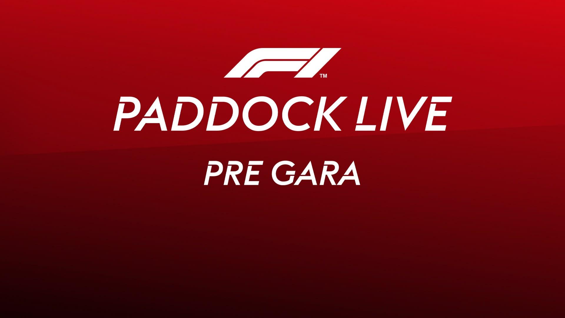 F1 Paddock Live Pre Gara