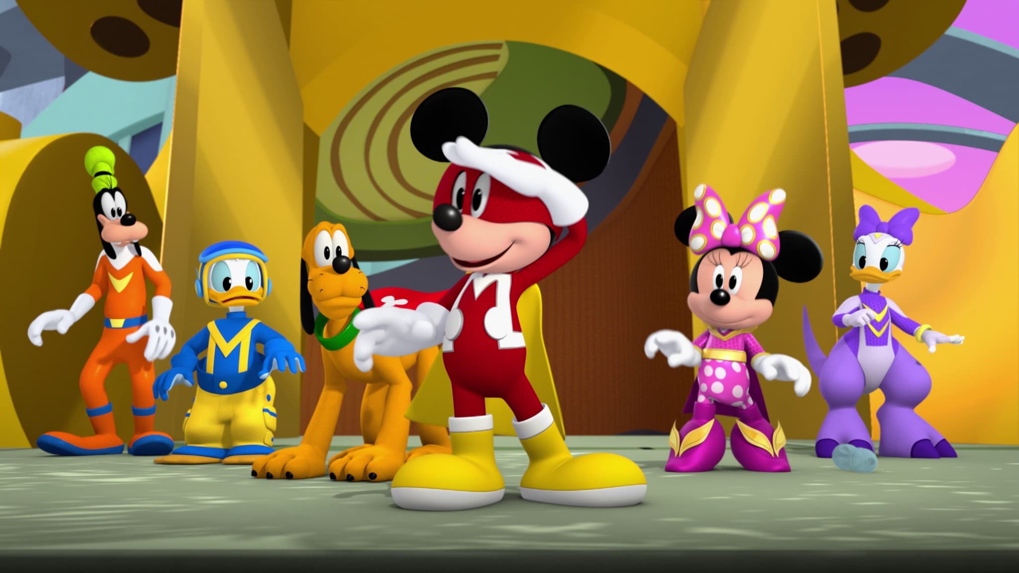 Topolino e la Casa del Divertimento - S1E28 - Gli eroi puliscono / Il dino-papero