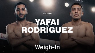 Yafai vs. Rodriguez: Cerimonia del peso
