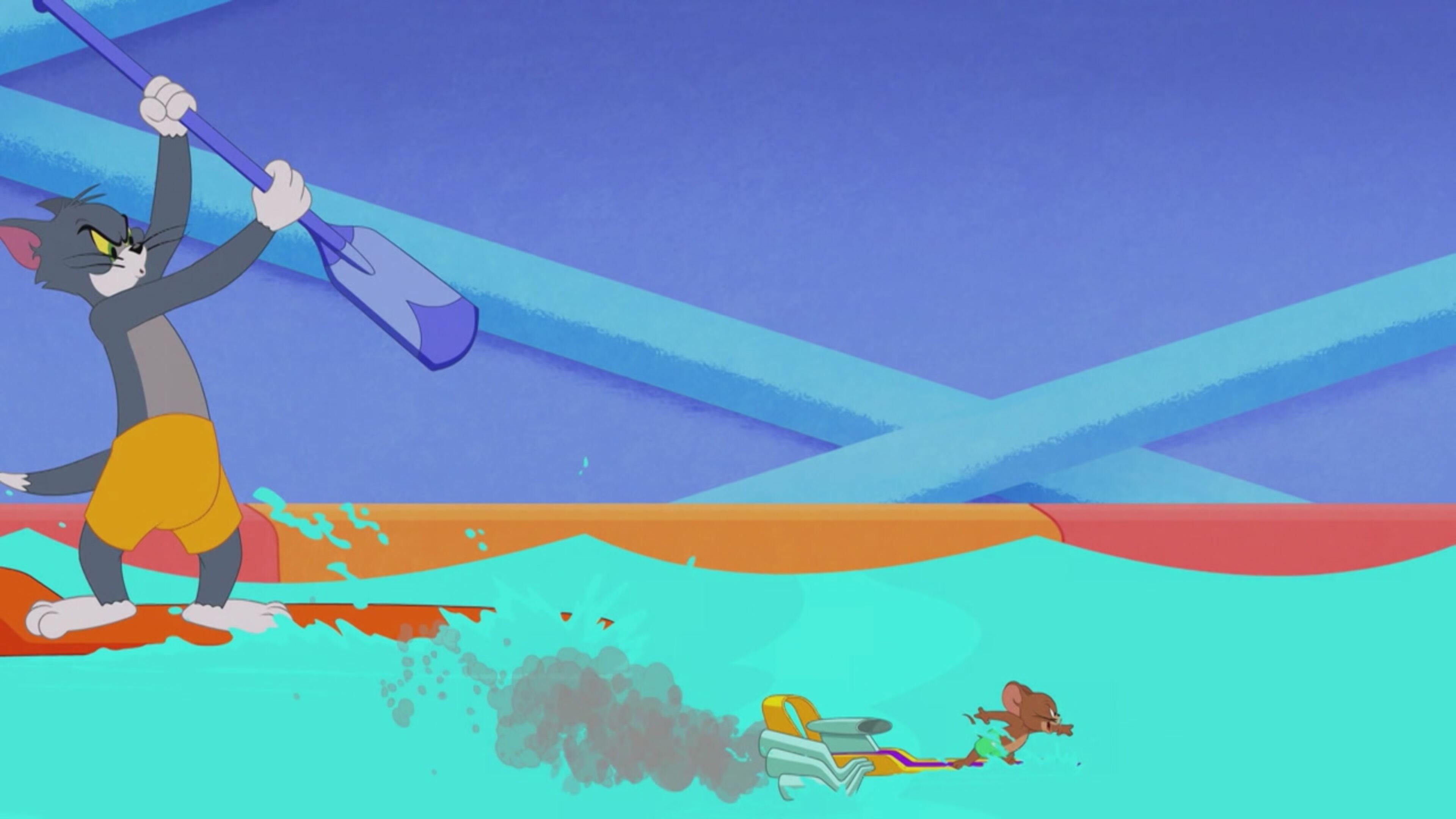 Tom  Jerry a New York - S2 Ep.1 - Il re dell'immondizia/Doppio Tom/Super surfer/Sfida in Giappone