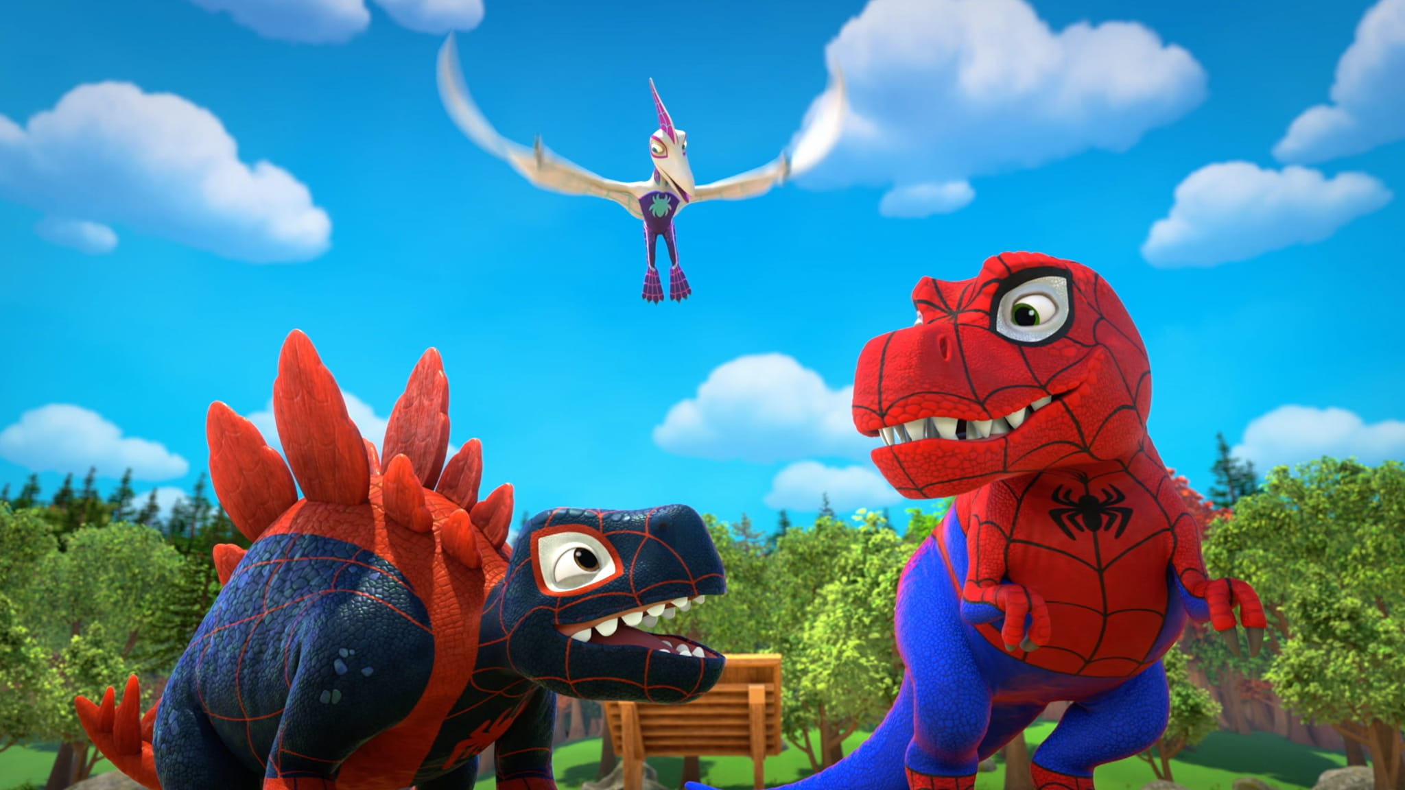 Spidey e i suoi fantastici amici - S3E69 - Forza Dino-Ragni, forza / Un fantasma nel museo