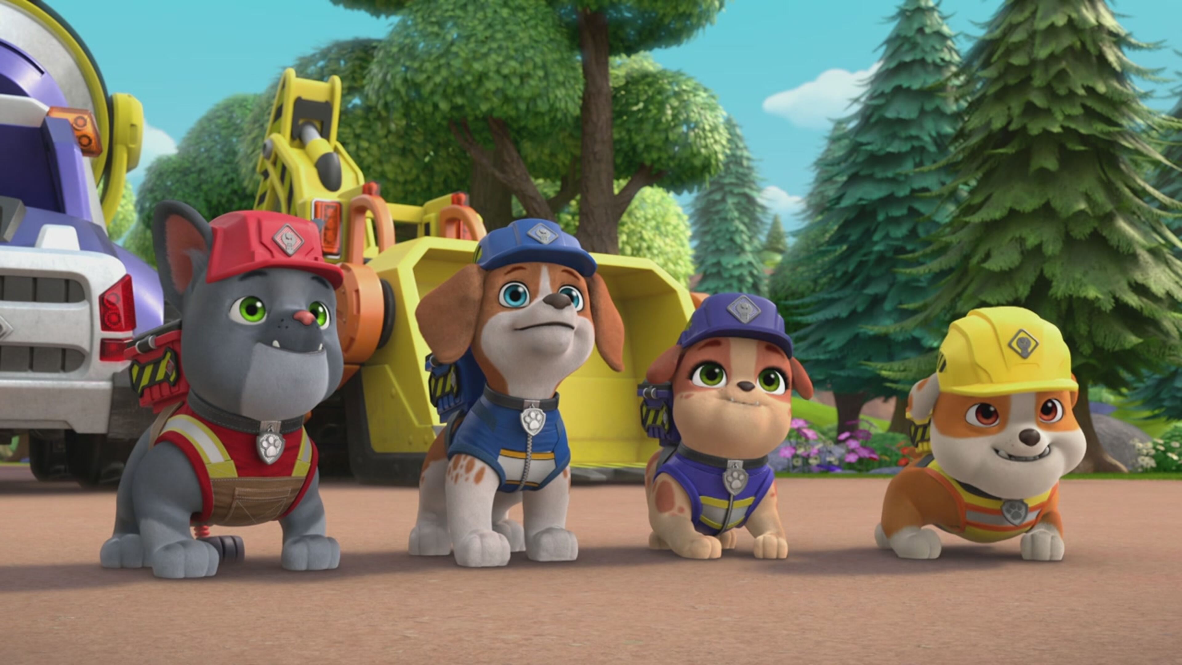 Rubble  Crew - S1 Ep.17 - La squadra costriusce un osservatorio/La squadra costruisce una zip line