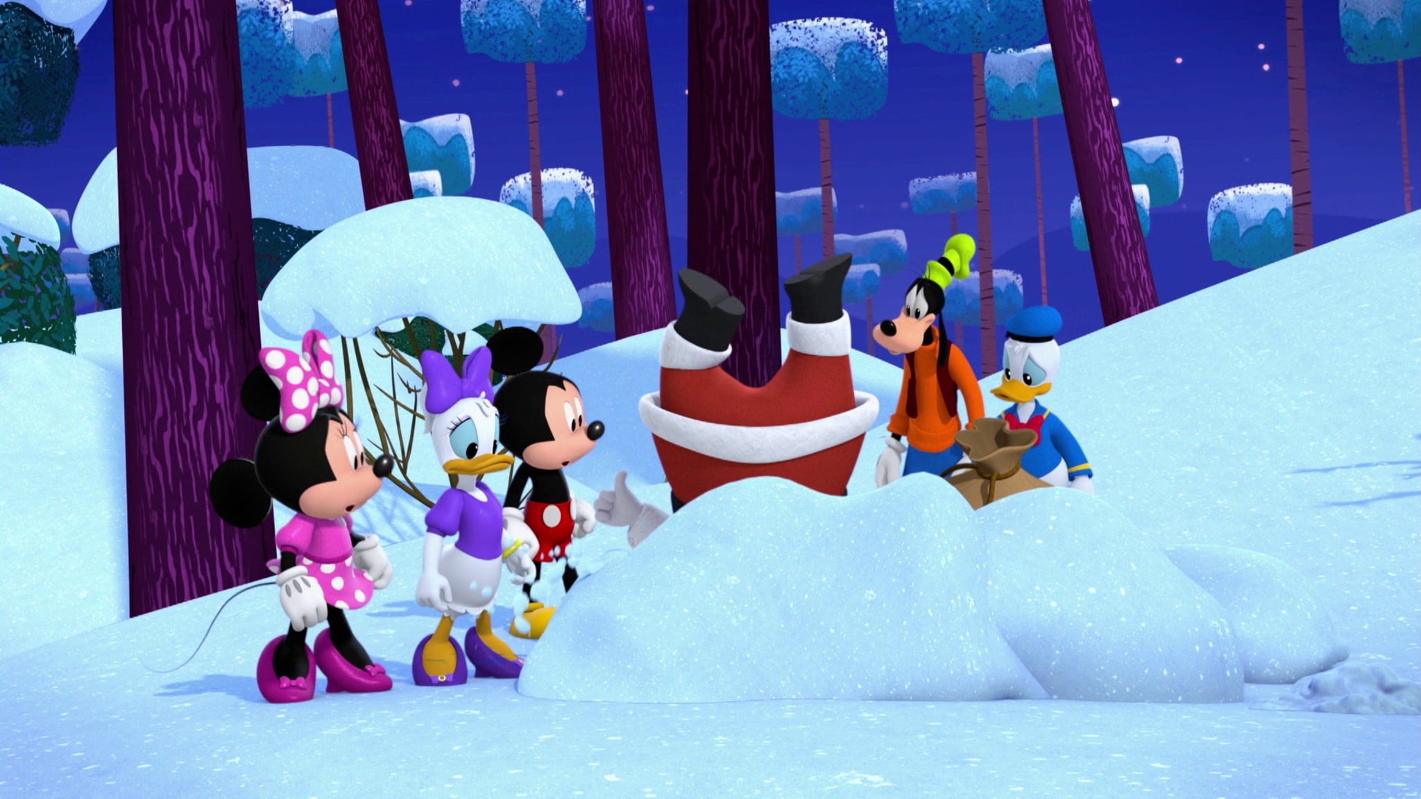 Topolino - La casa del divertimento - S2E49 - L'atterraggio di fortuna di Babbo Natale