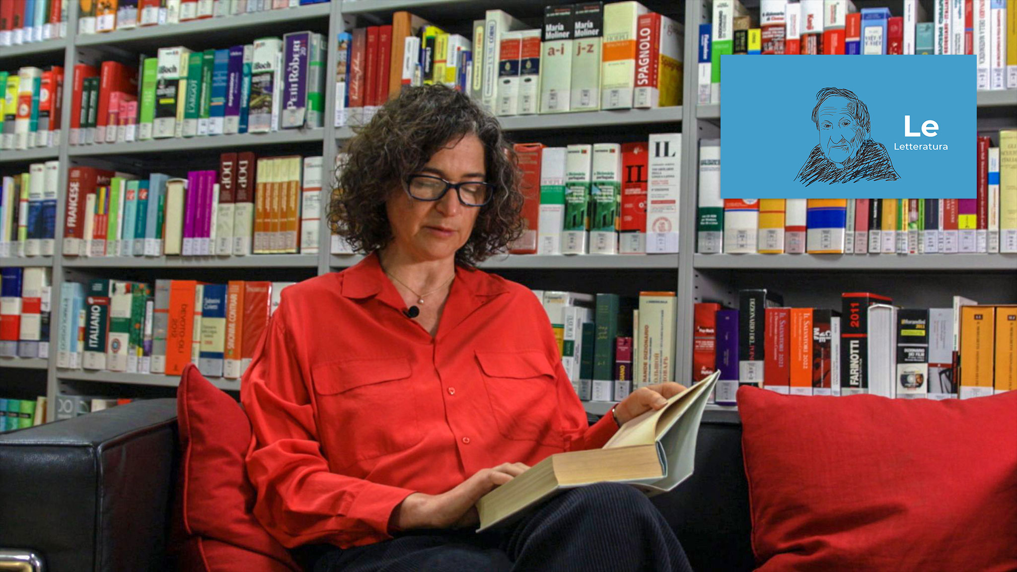 Jonathan Franzen con Silvia Pareschi