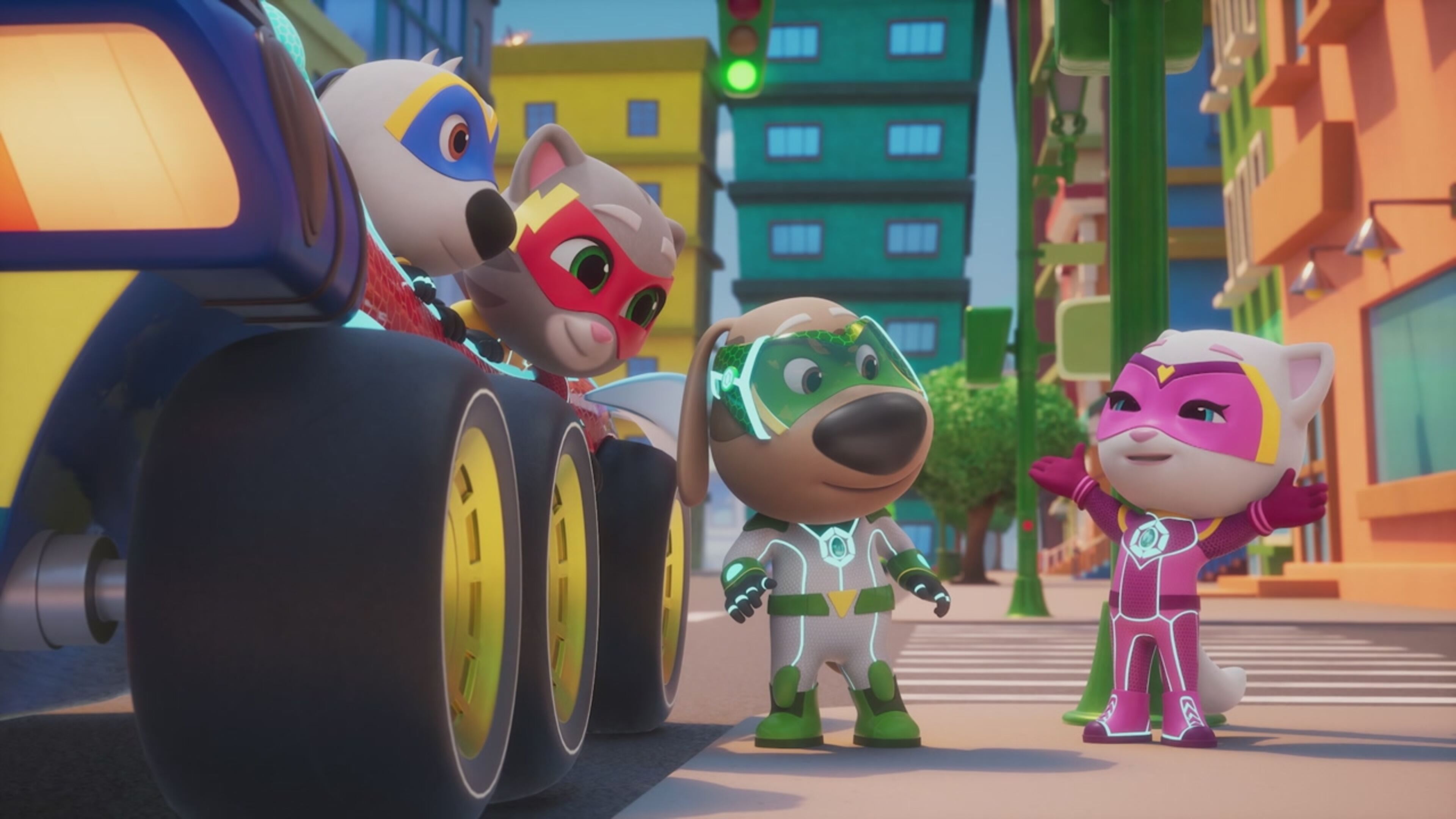 Talking Tom Heroes: super amici - S1 Ep.42 - La gara dei grandi eroi