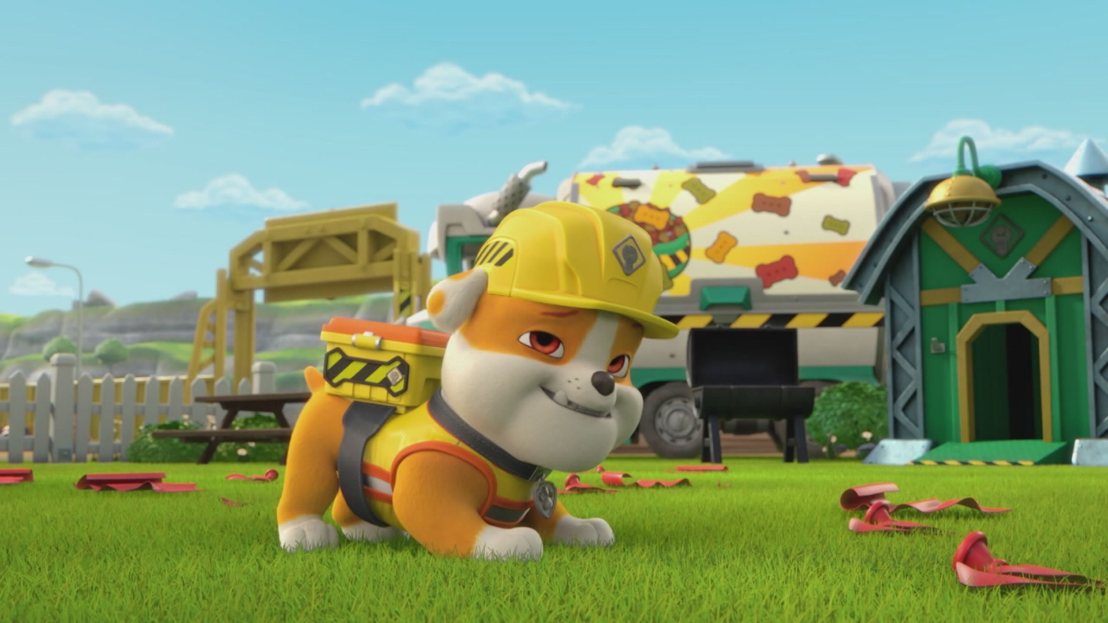 Rubble Crew - S2 Ep.1 - La squadra costruisce le montagne russe/La squadra costruisce un'area giochi per Motor