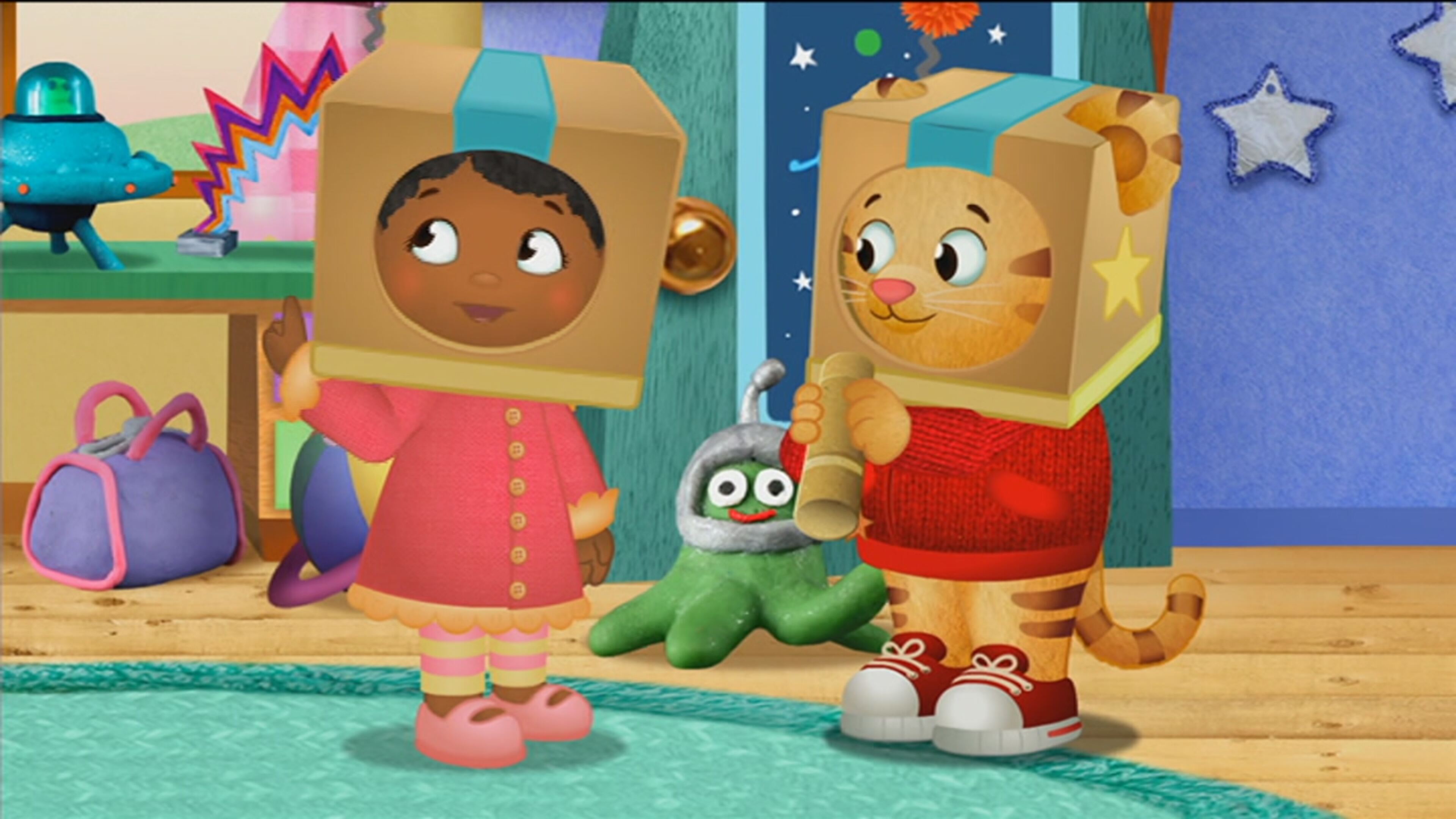 Daniel Tiger - S1 Ep.11 - Daniel ed elaina giocano al razzo spaziale