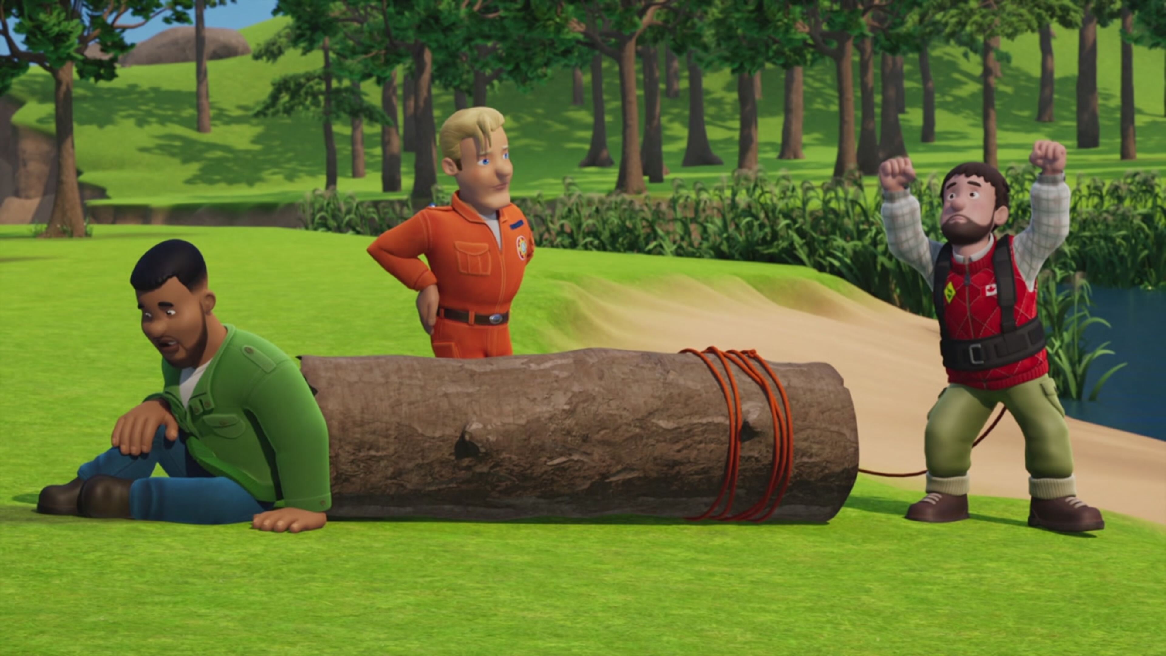 Sam il pompiere - S14 Ep.12 - Forza, Uomini Selvaggi!