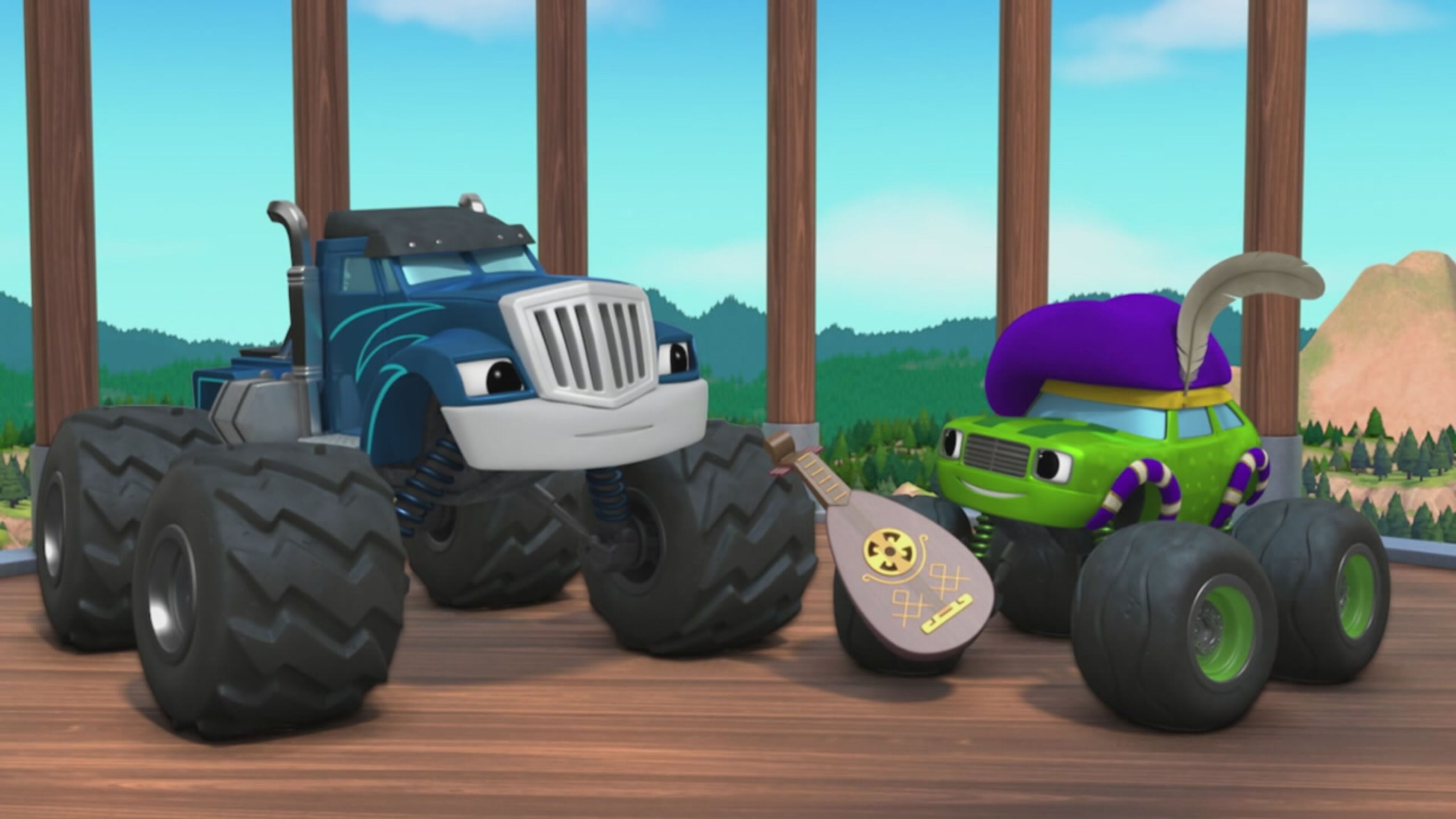 Blaze e le megamacchine - S7 Ep.4 - Cavalieri per un giorno