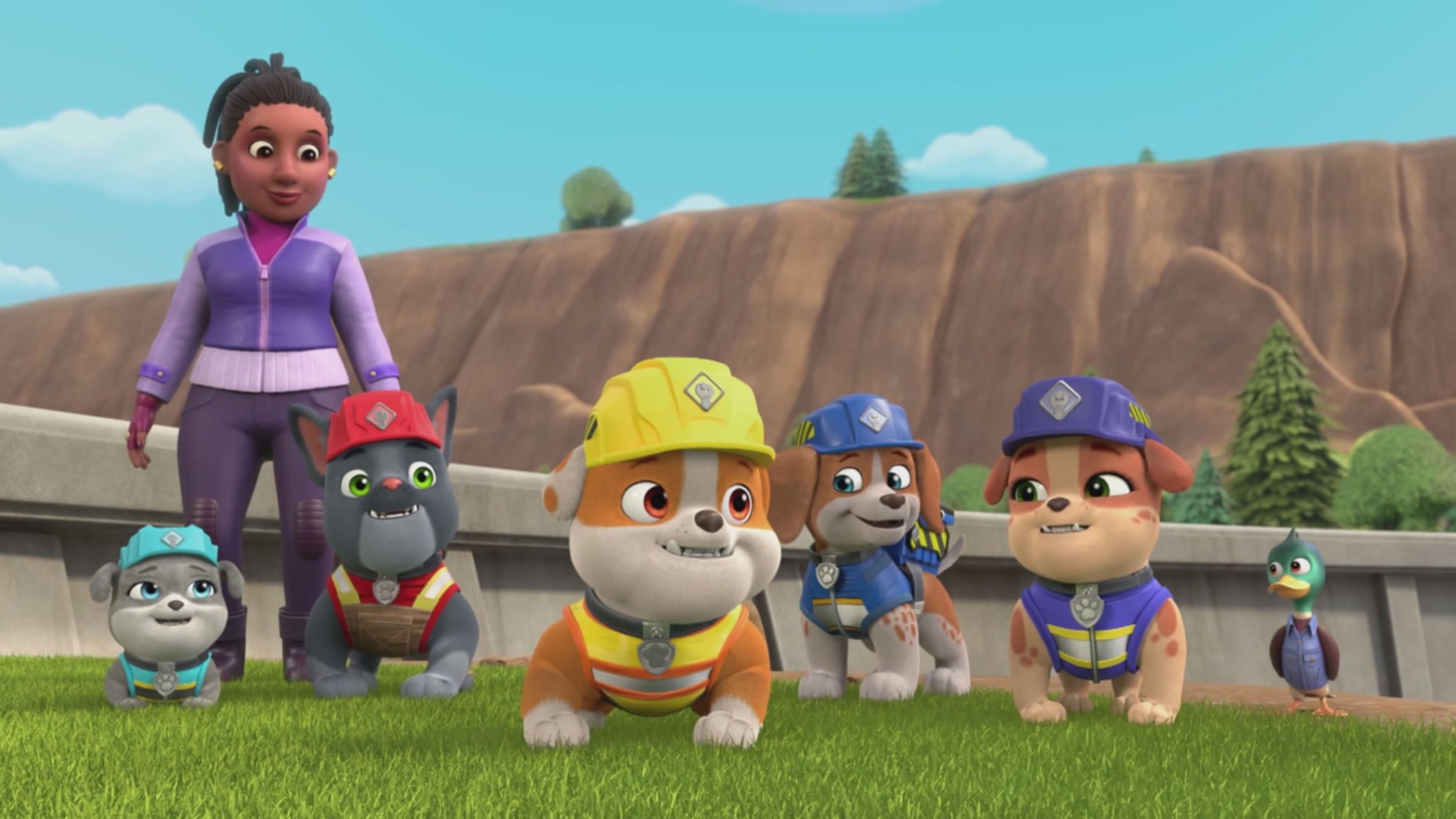 Rubble  Crew - S1 Ep.22 - La squadra costruisce una diga altissima / La squadra costruisce un orto a prova di scoiattolo.