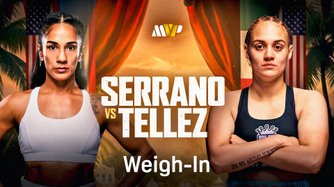 Serrano vs. Tellez: Cerimonia del peso