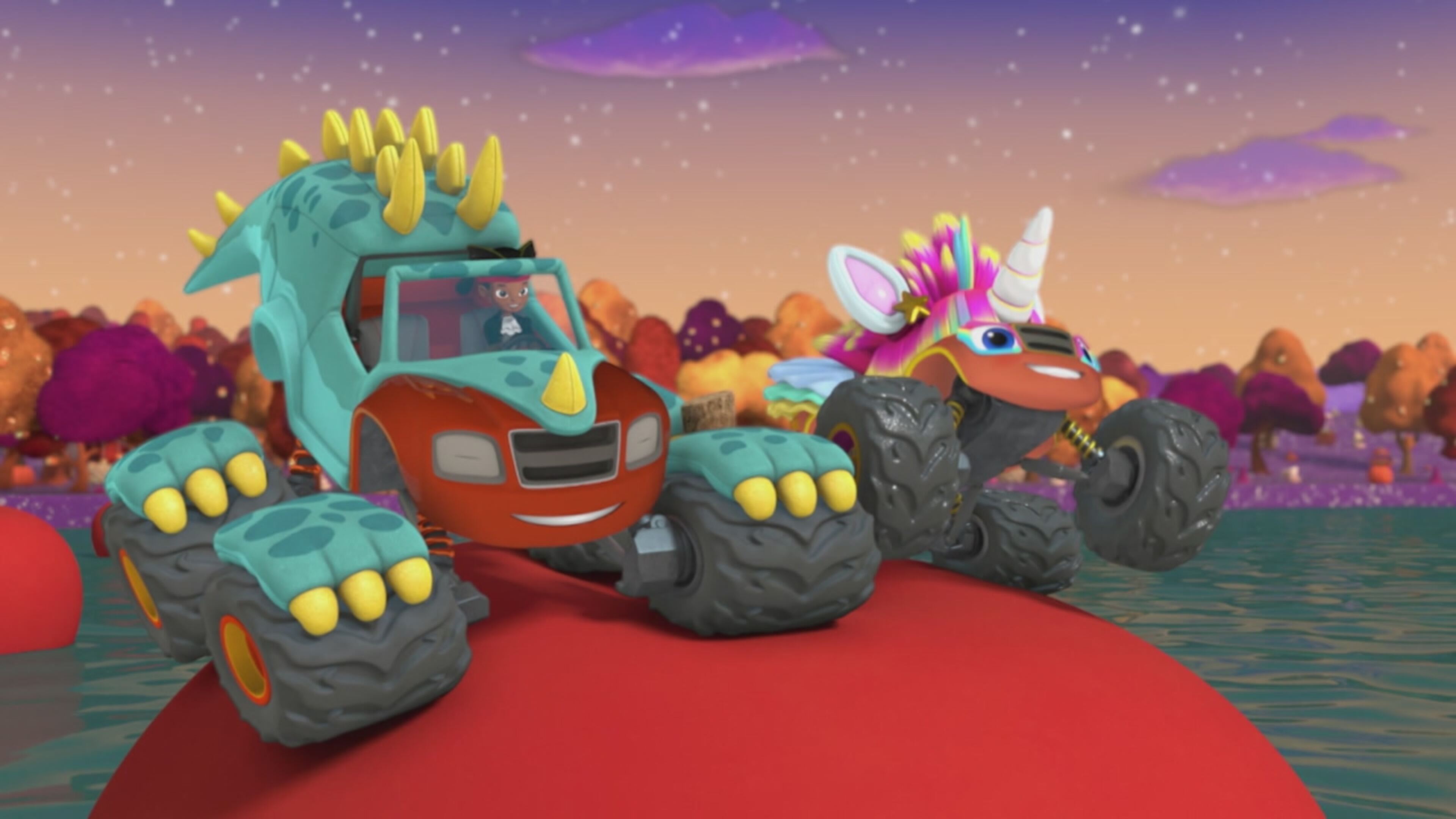 Blaze e le megamacchine - S8 Ep.10 - Caccia al tesoro di Halloween