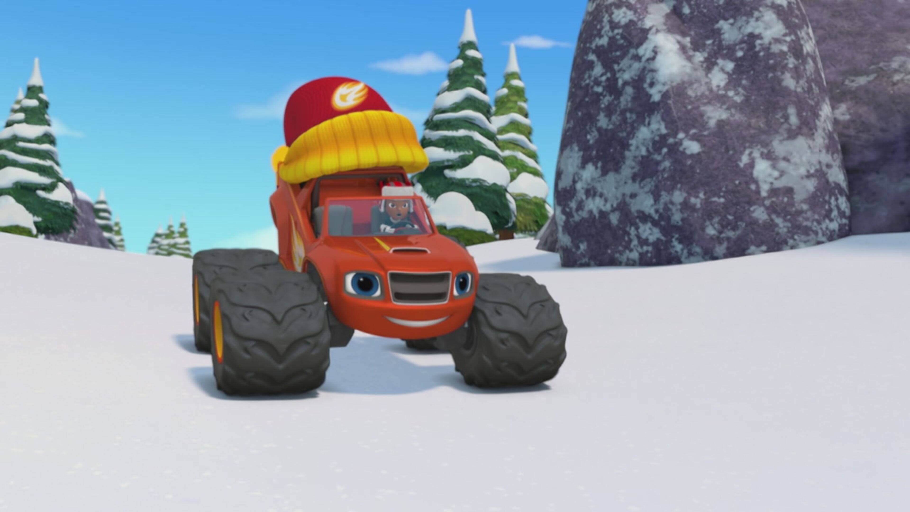 Blaze e le megamacchine - S8 Ep.11 - La gara del super pupazzo di neve