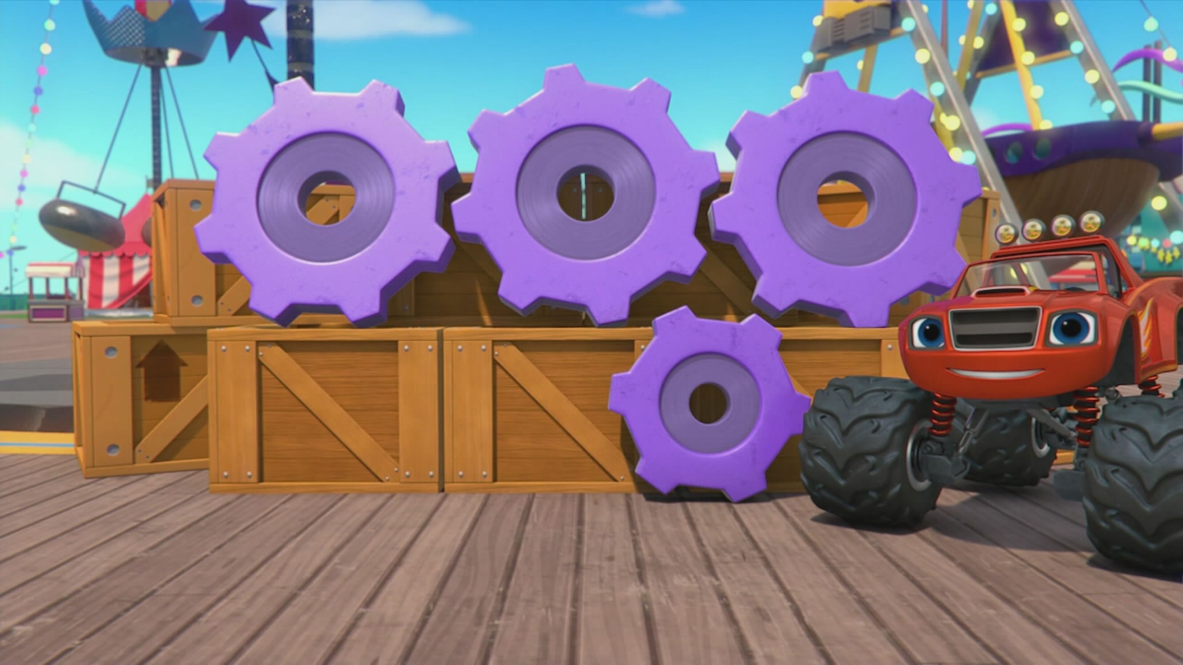 Blaze e le megamacchine - S5 Ep.4 - Babysitter ed eroi