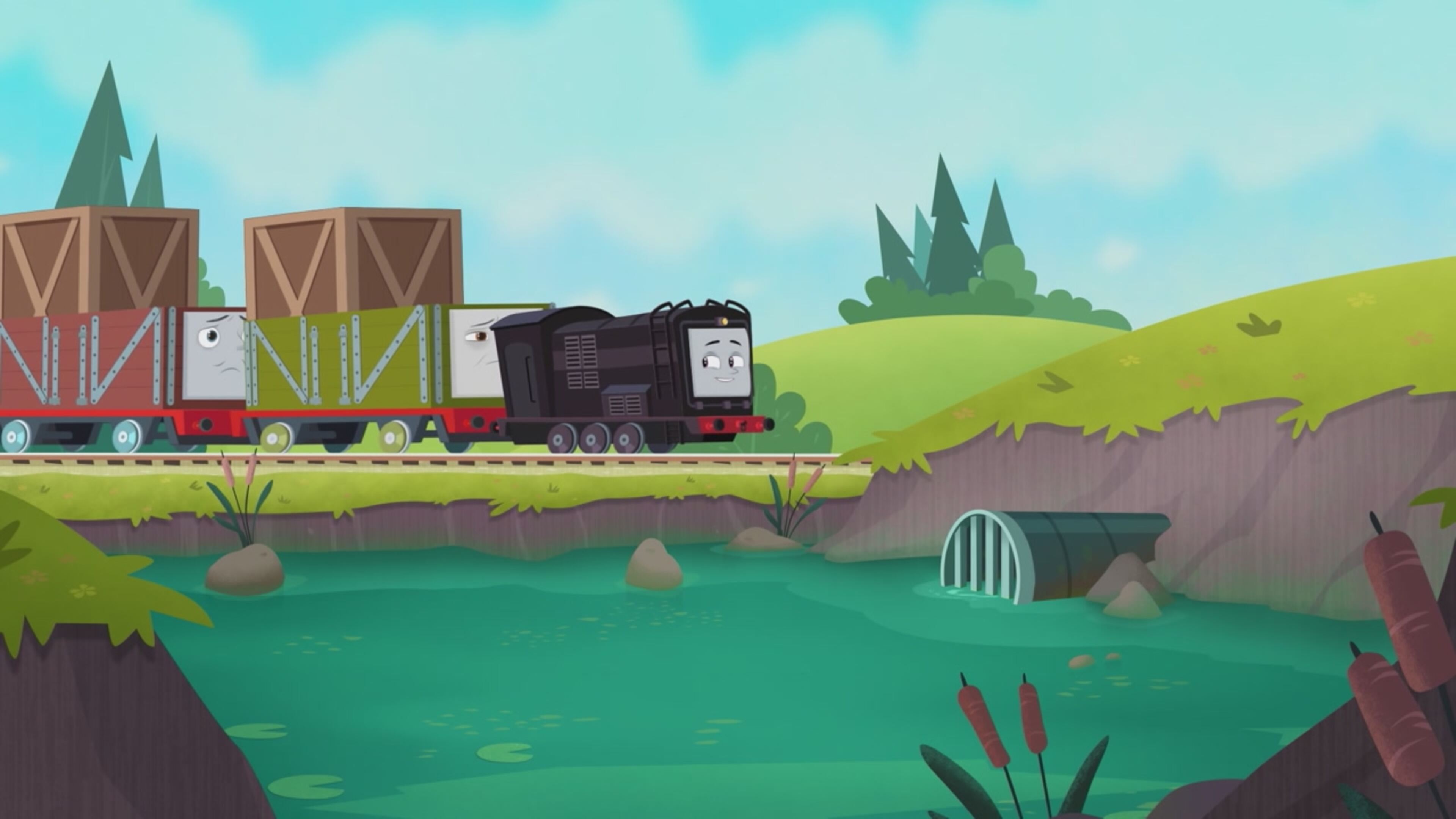 Il Trenino Thomas - S28 Ep.5 - Il mostro della palude