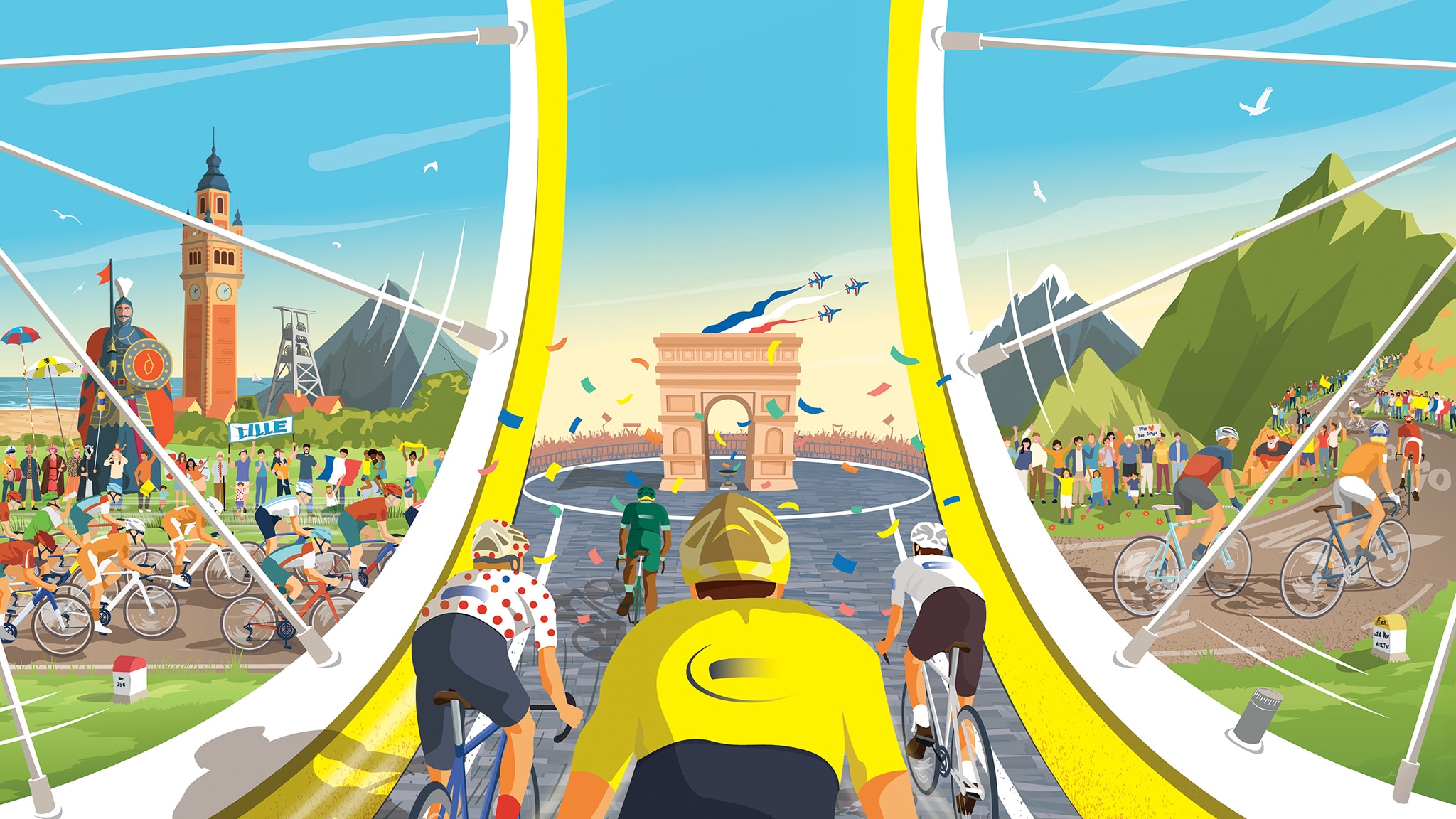 Ciclismo. Tour di notte - 6a tappa