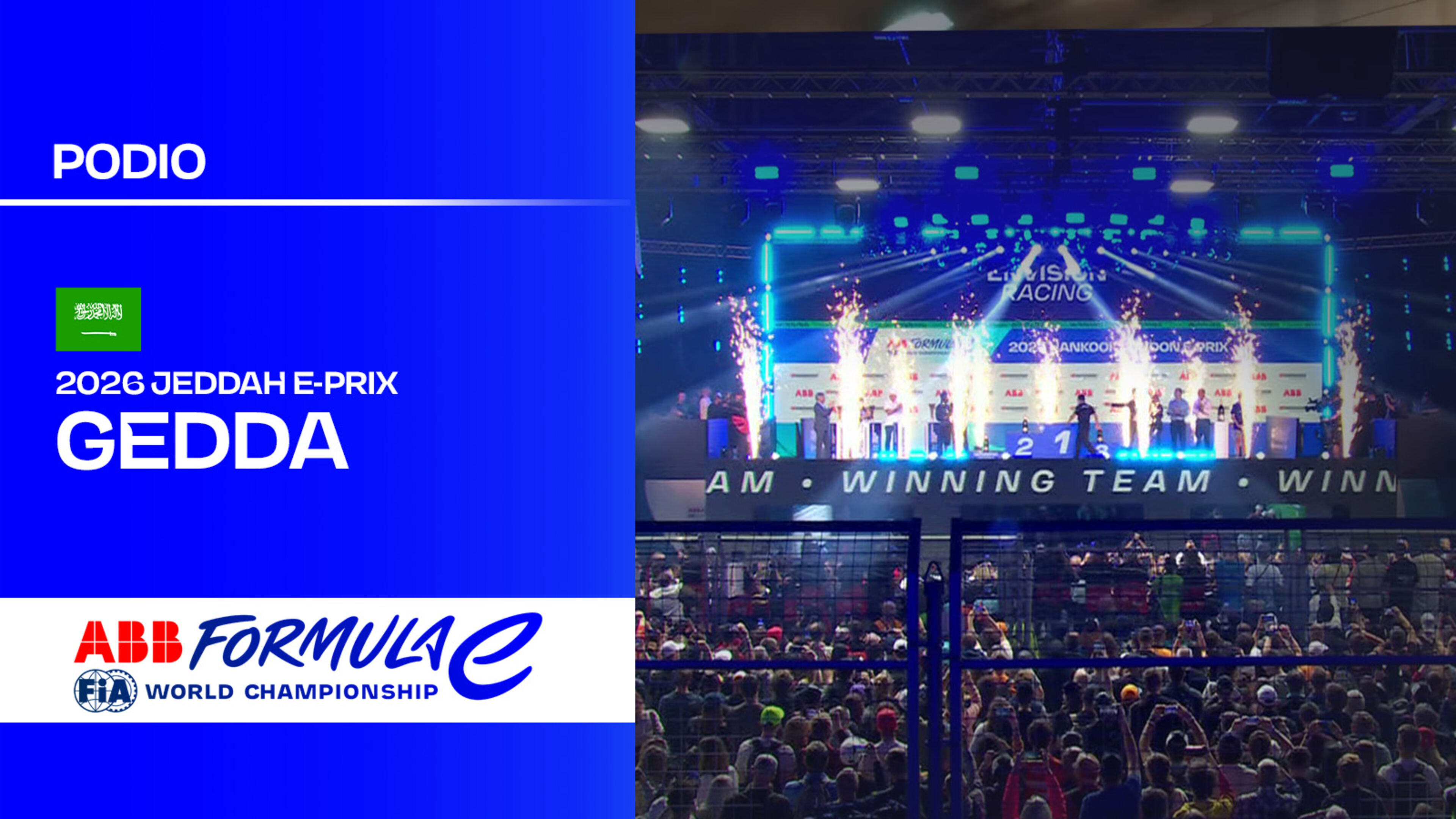 Formula e 2026 podio