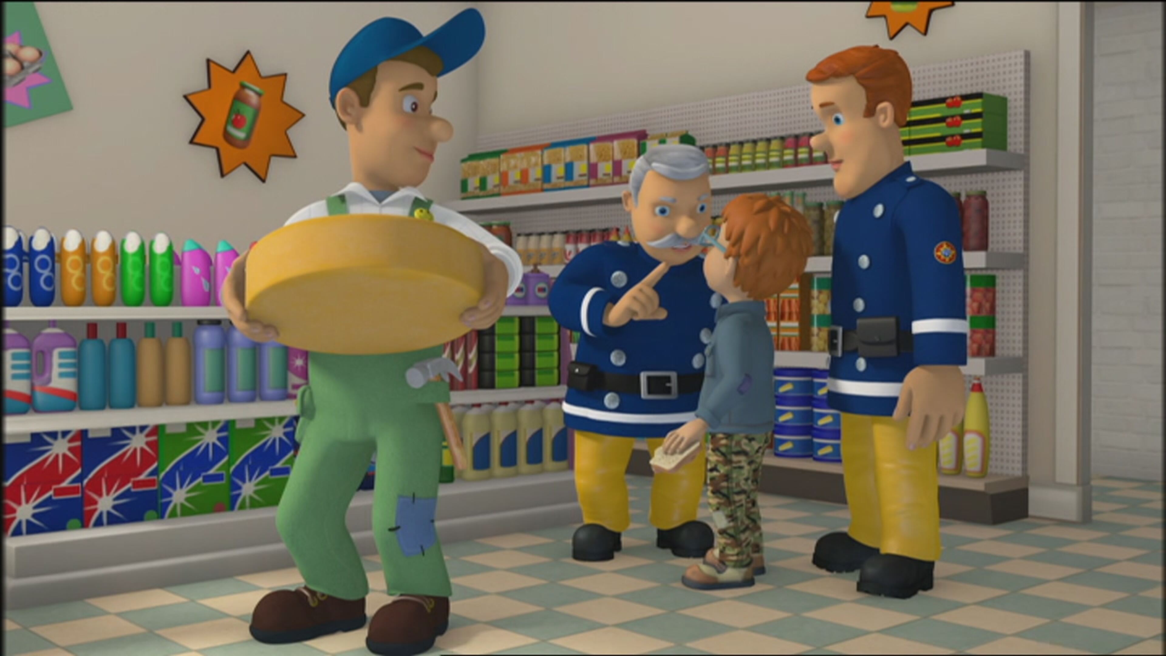 Sam Il Pompiere - S9 Ep.3 - La gara della forma di formaggio