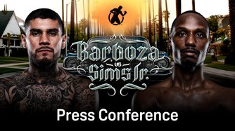 Barboza Jr. vs. Sims Jr.: Conferenza stampa