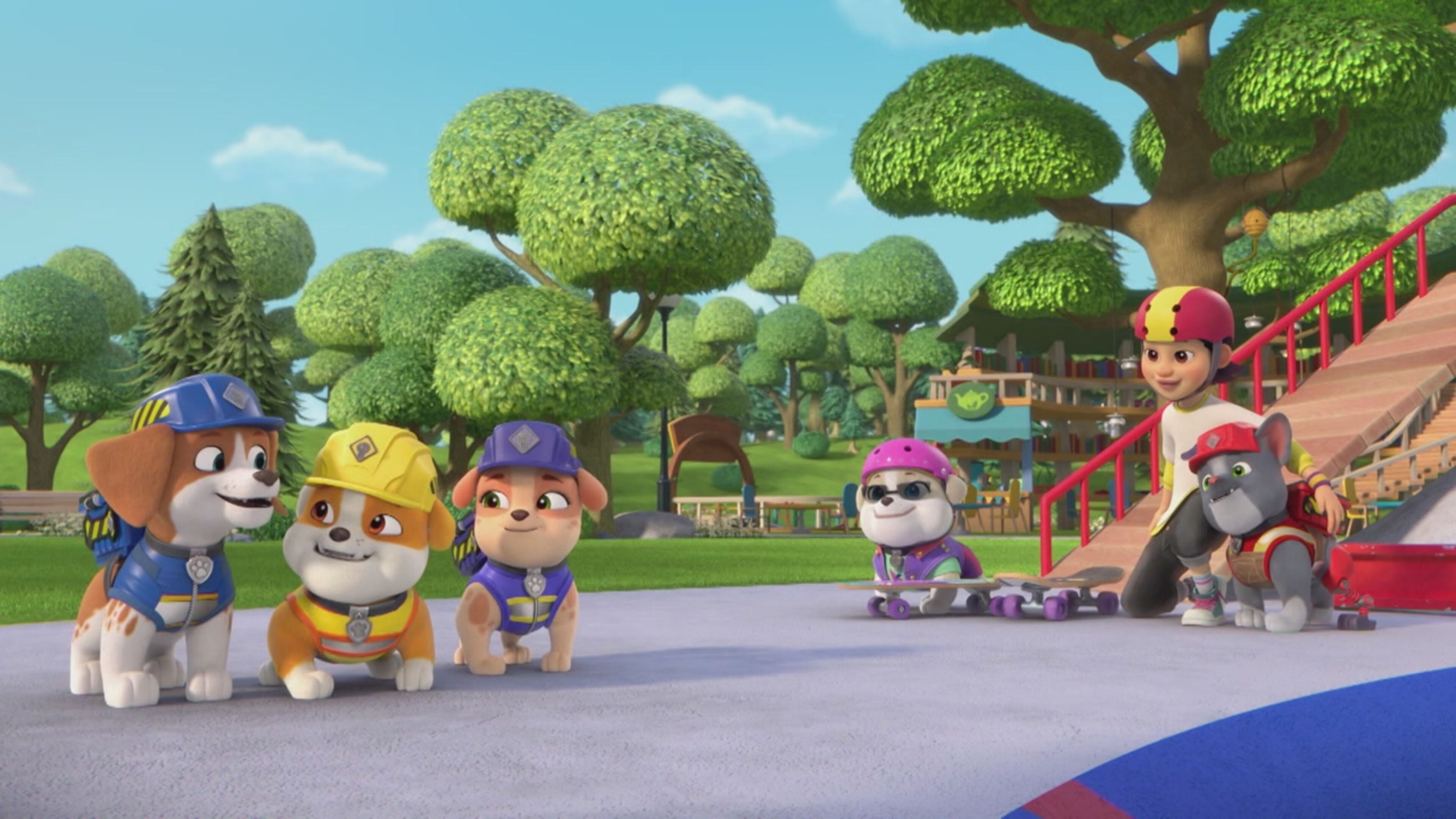 Rubble  Crew - S2 Ep.17 - La squadra costruisce una pista sopraelevata / La squadra costruisce uno skateboard gigantesco