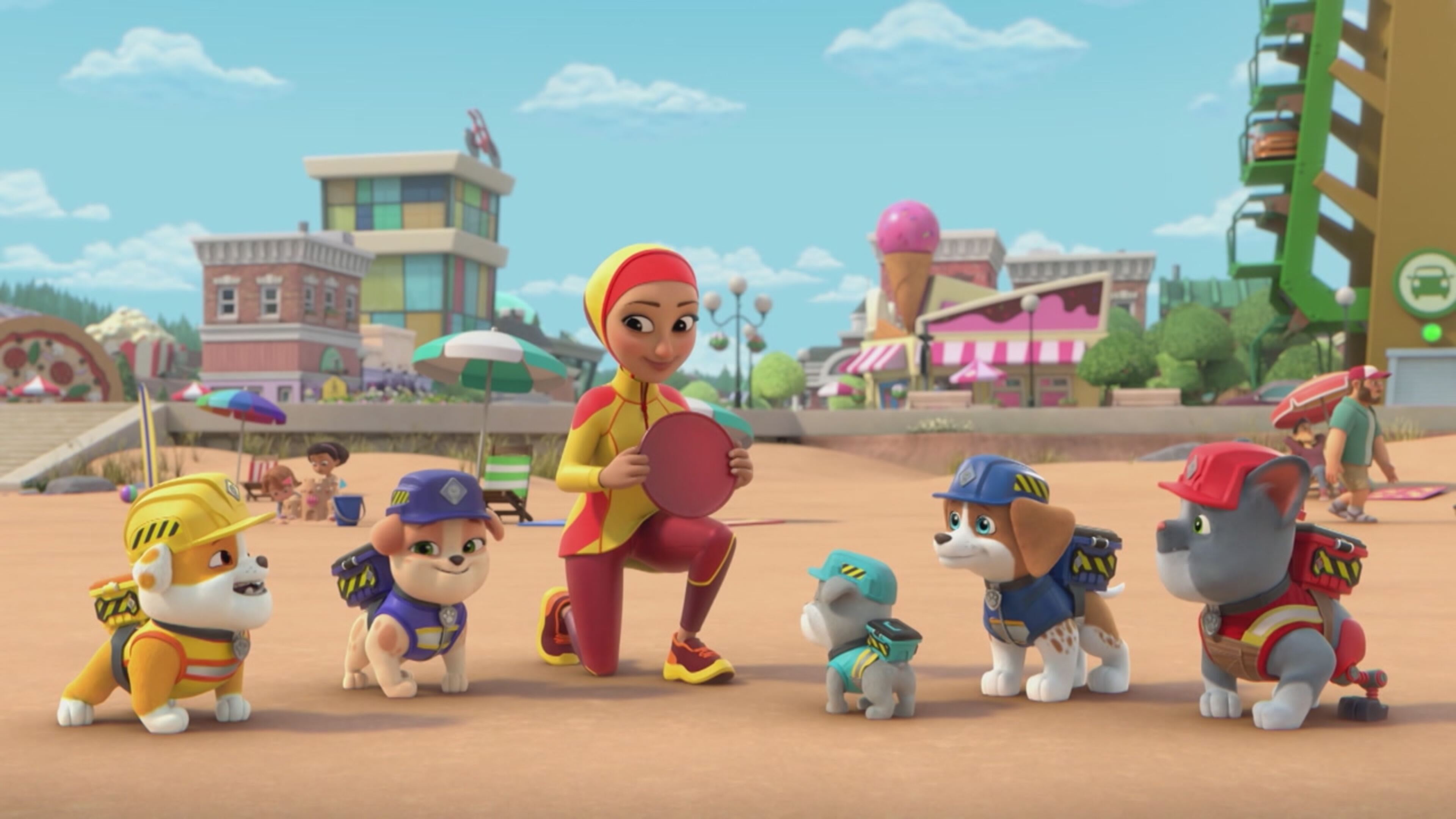 Rubble Crew - S2 Ep.25 - La squadra costruisce un autobus a energia solare/La squadra costruisce una torretta di salvataggio