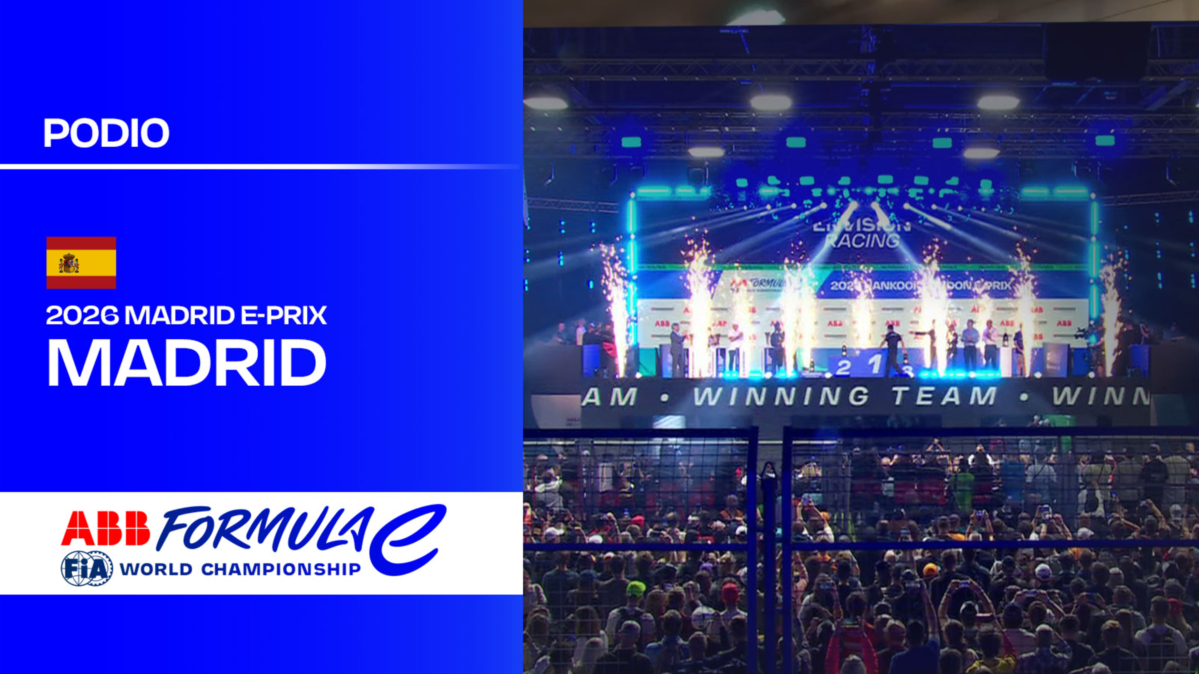 Formula e 2026 podio