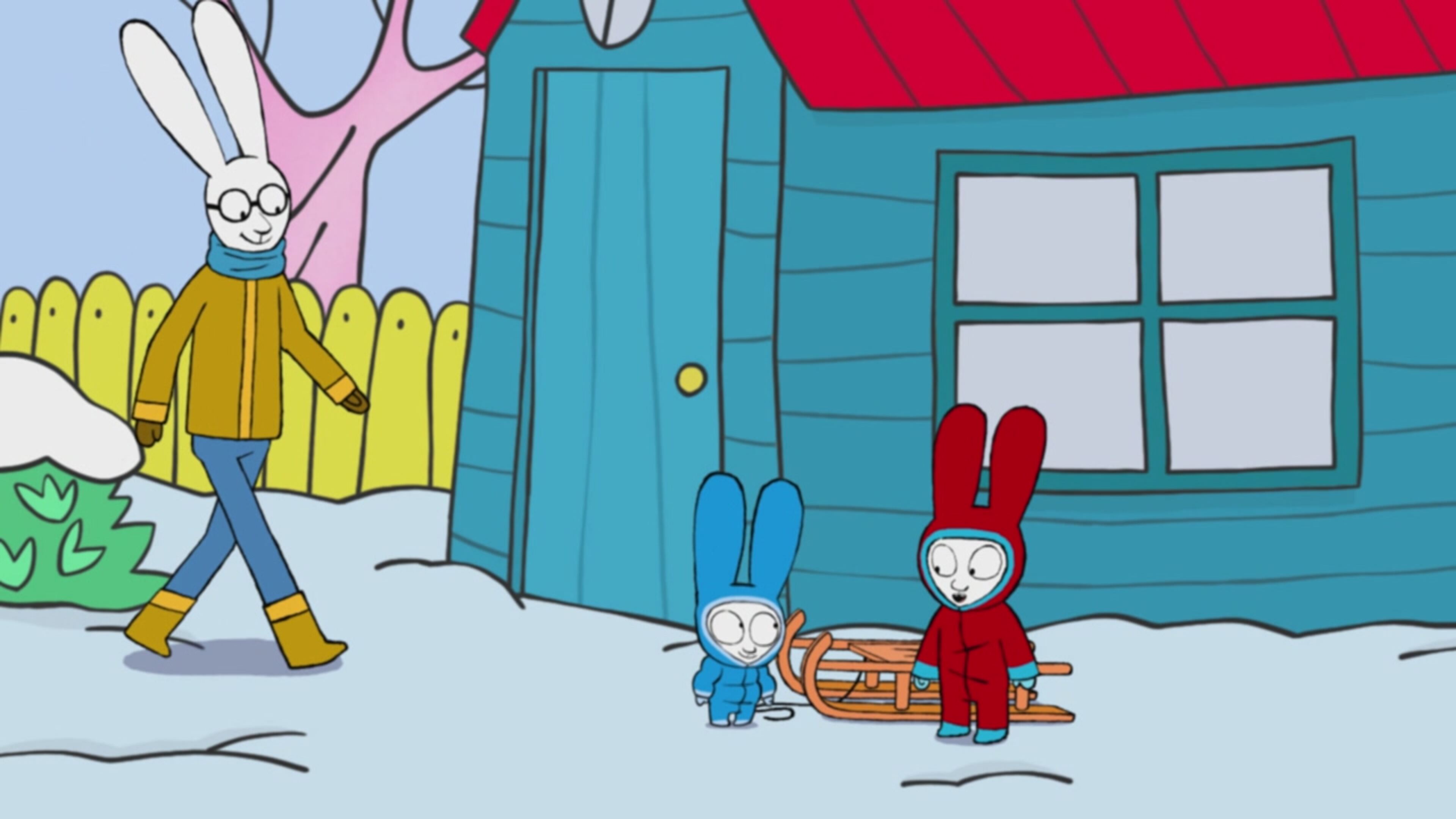 Simone - S2 Ep.29 - Milu' sulla neve