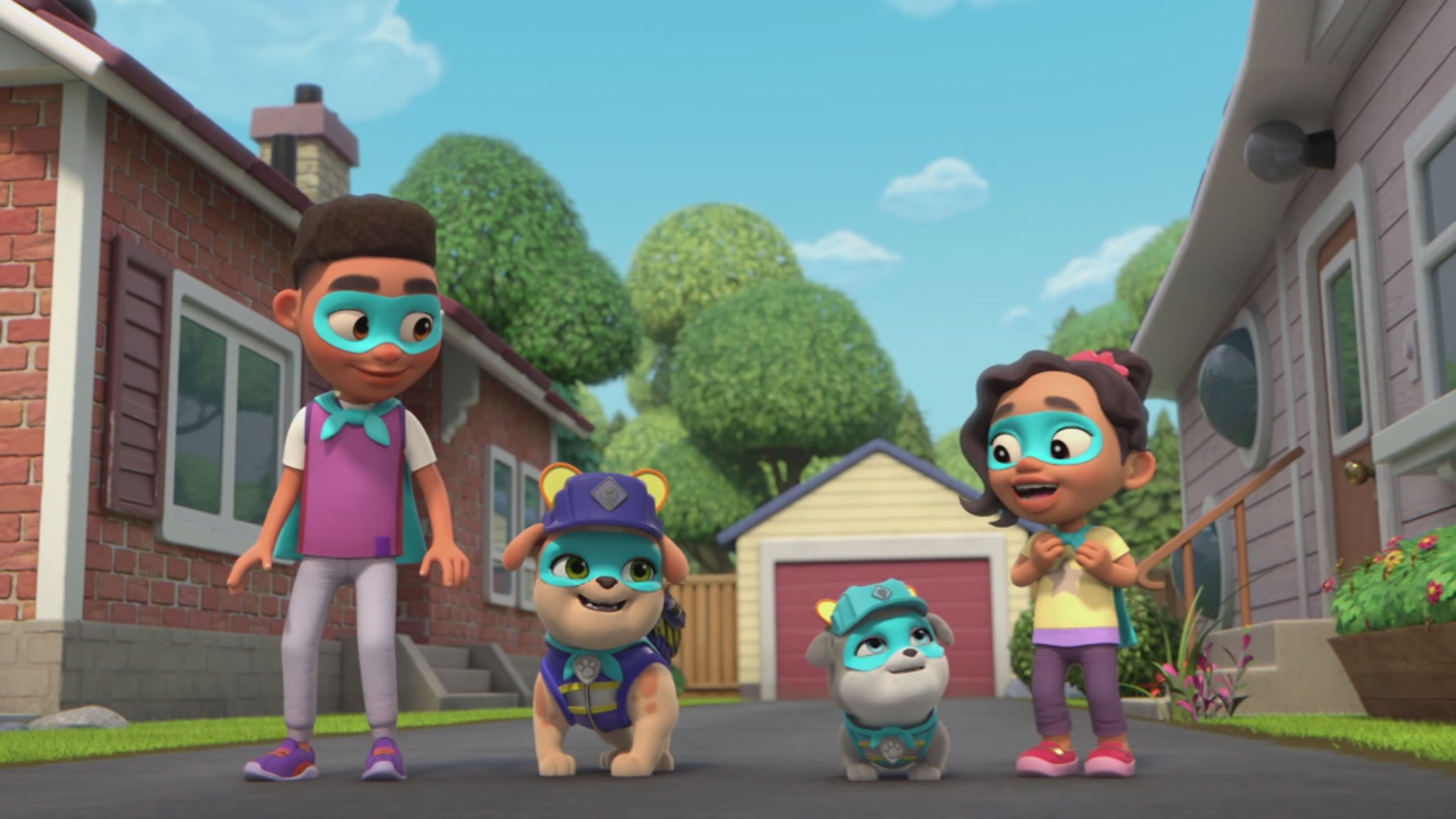 Rubble Crew - S2 Ep.7 - La squadra costruisce un letto sonoro a Charger / La squadra costruisce un parco giochi per Super Scoiattolo Trottolo