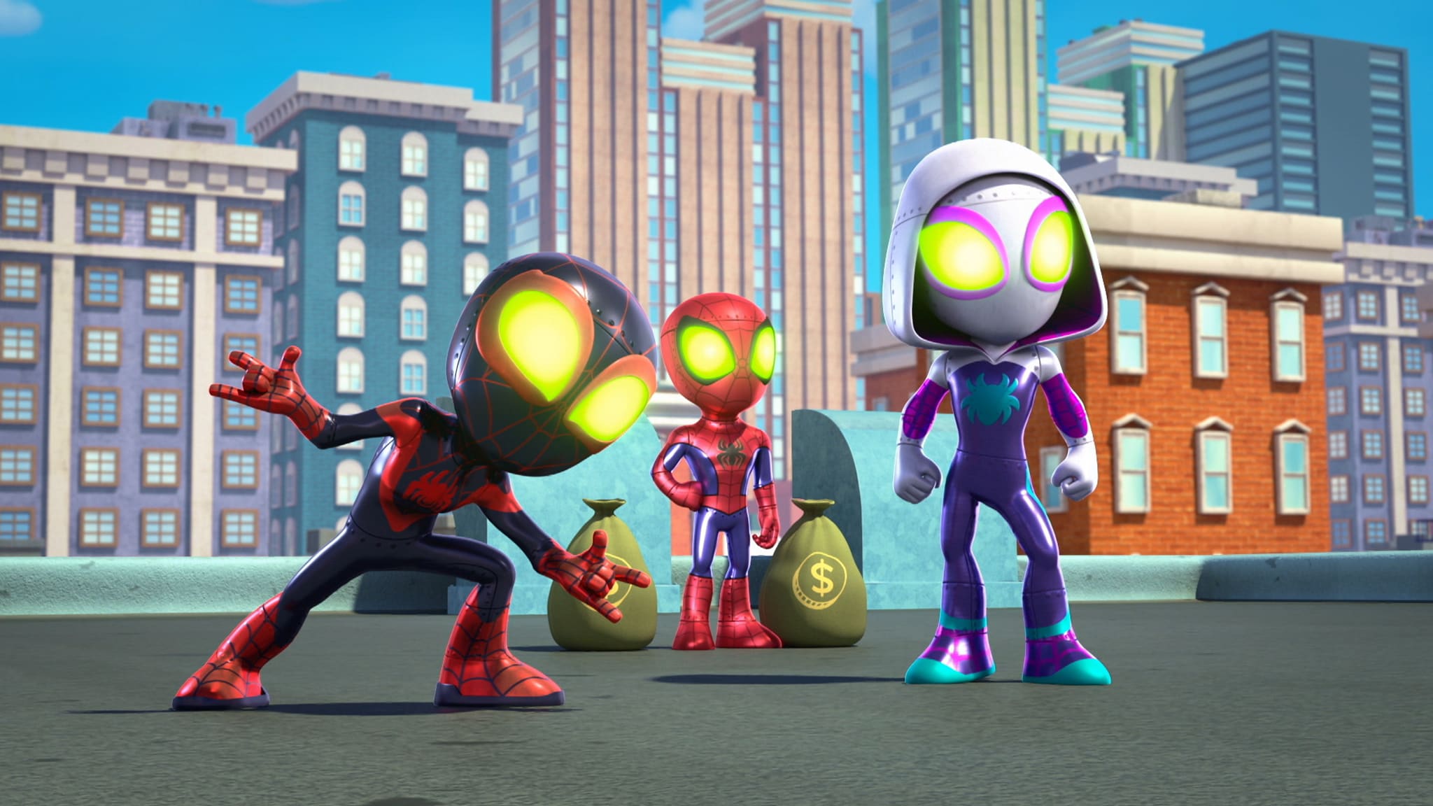 Spidey e i suoi fantastici amici - S3E77 - Robo-Ragni / Gattina dai denti a sciabola