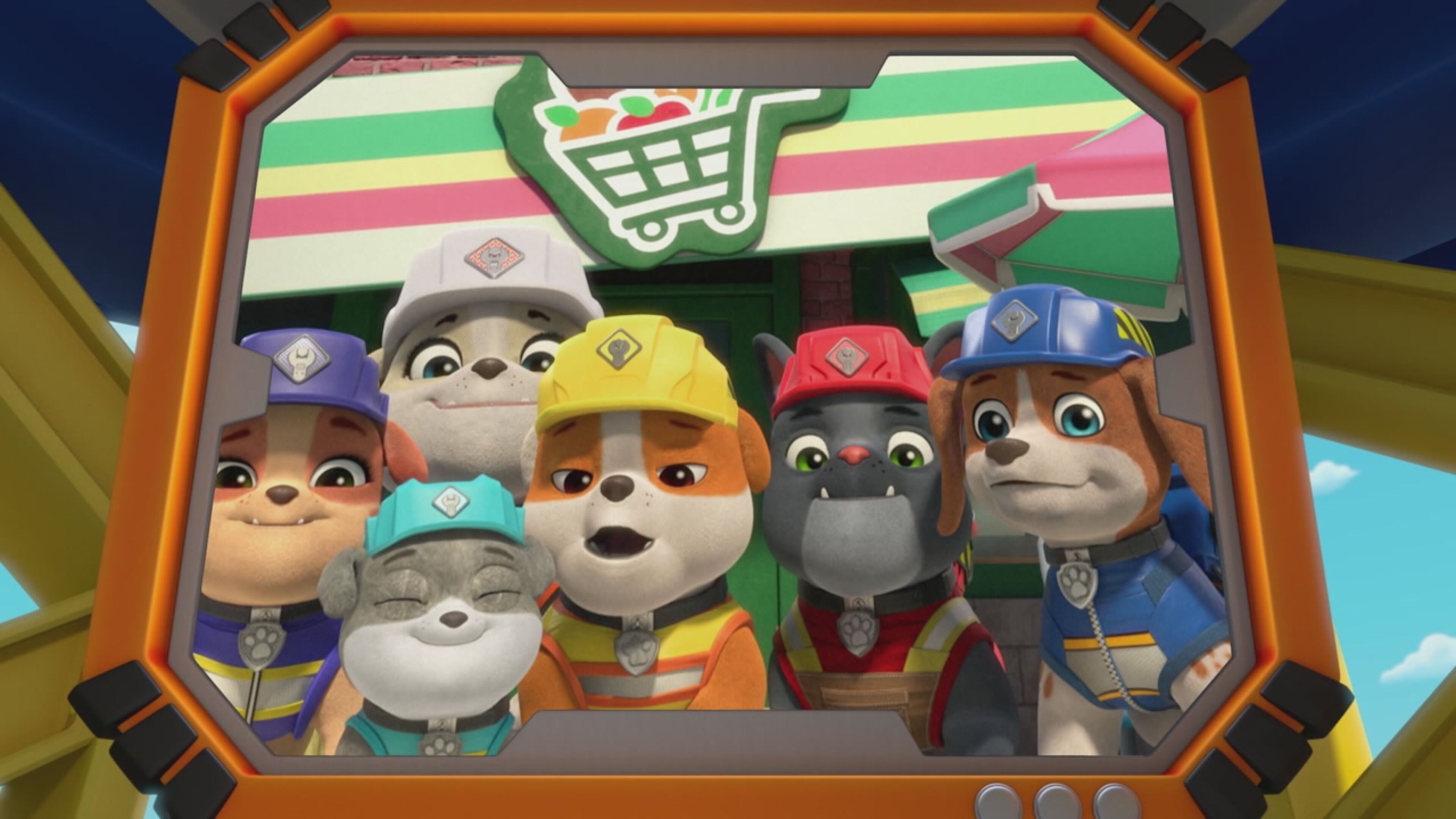 Rubble Crew - S1 Ep.5 - La squadra costruisce un autolavaggio. / La squadra organizza la festa del nonno.