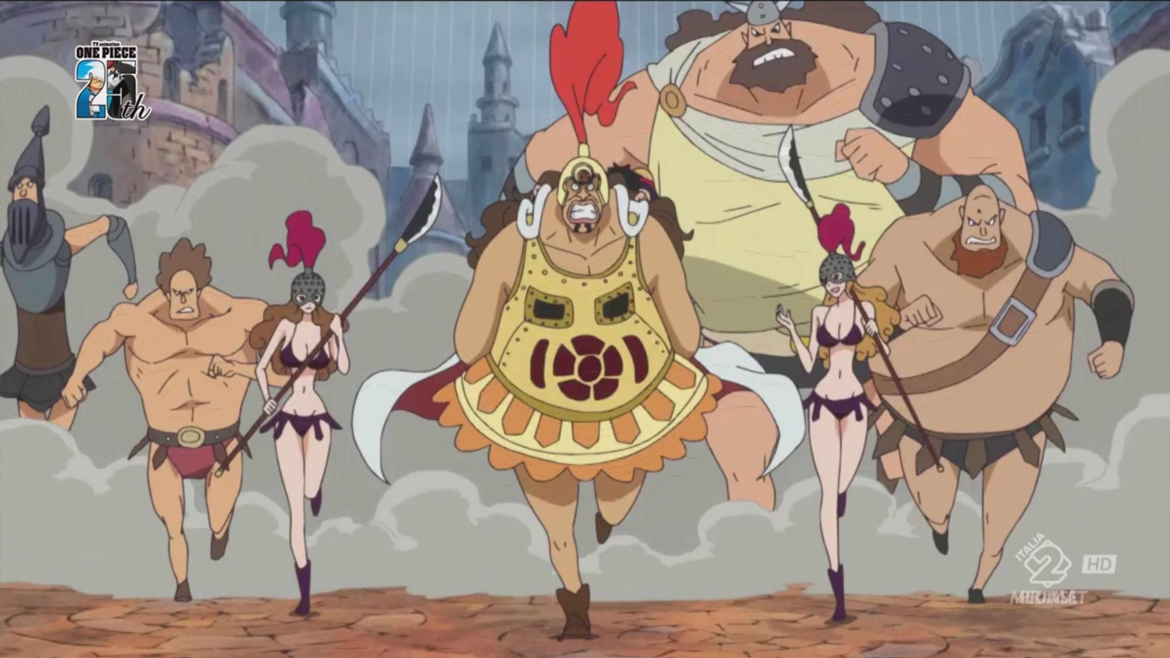 One Piece 16 - S16 Ep12 Le lacrime di Manshelly - Salvare Dressrosa!