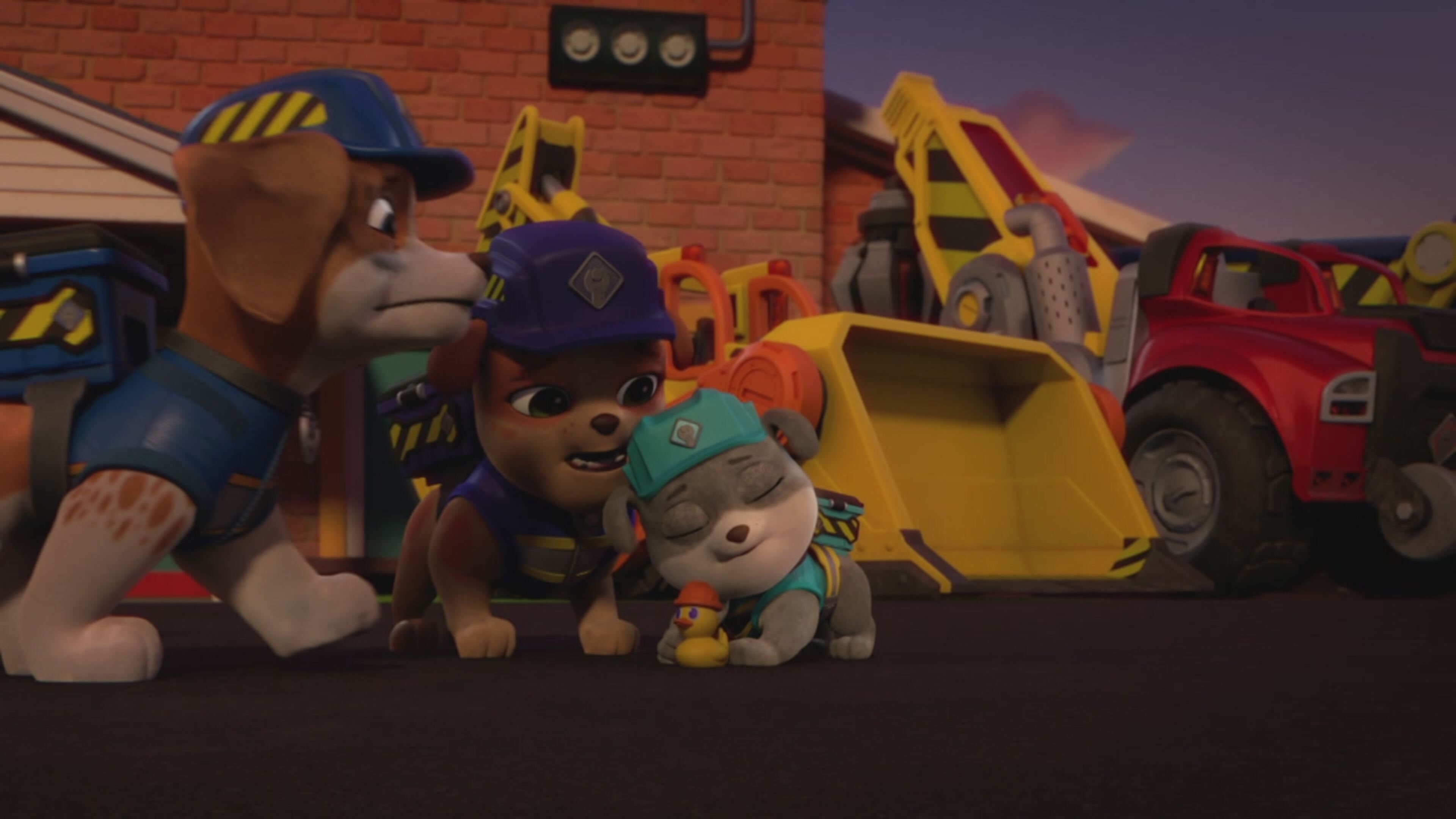 Rubble  Crew - S1 Ep.10 - La squadra costruisce una stalla. / La squadra costruisce una pista d'atterraggio.