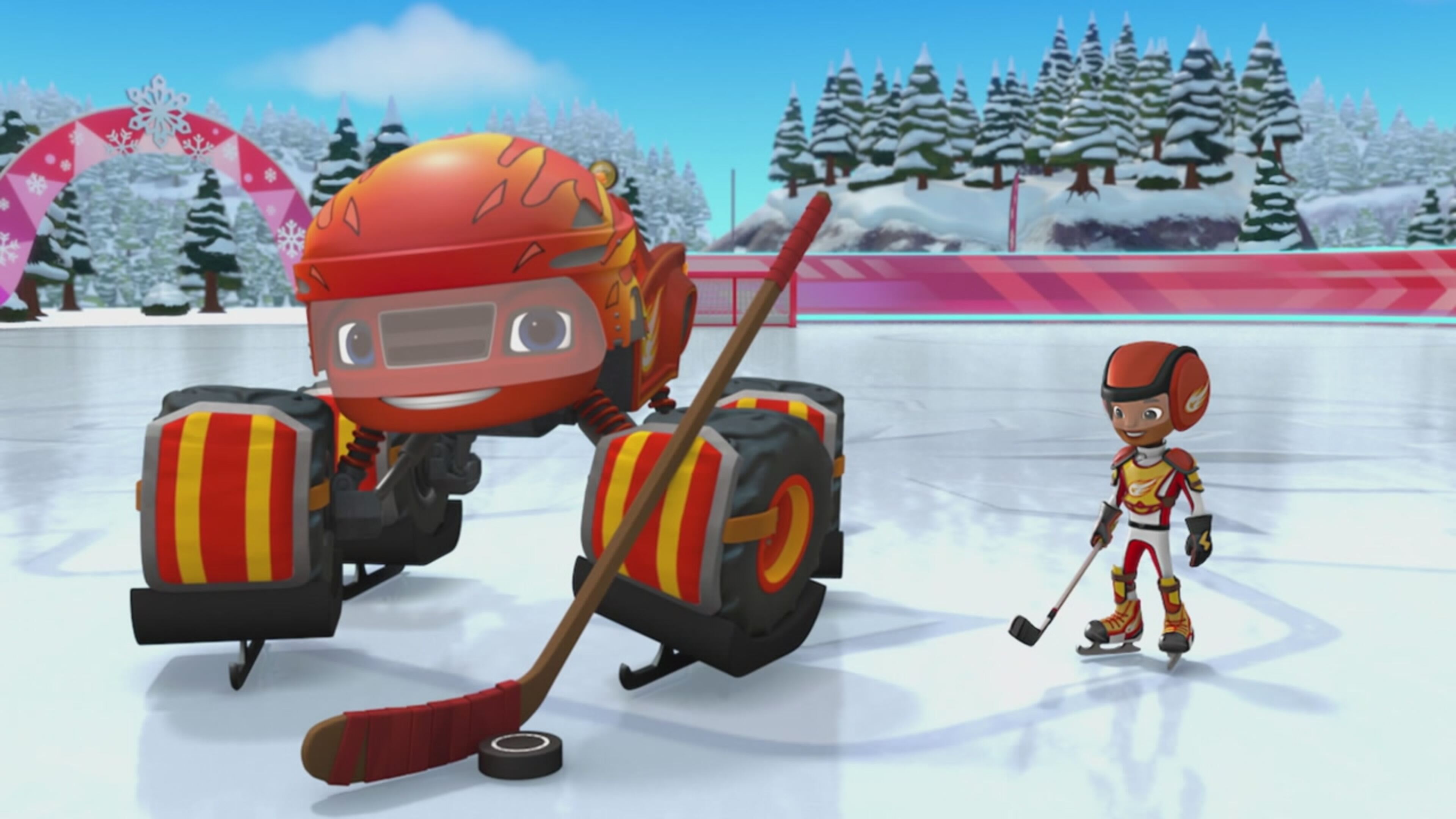 Blaze e le megamacchine - S7 Ep.6 - Giochi sulla neve