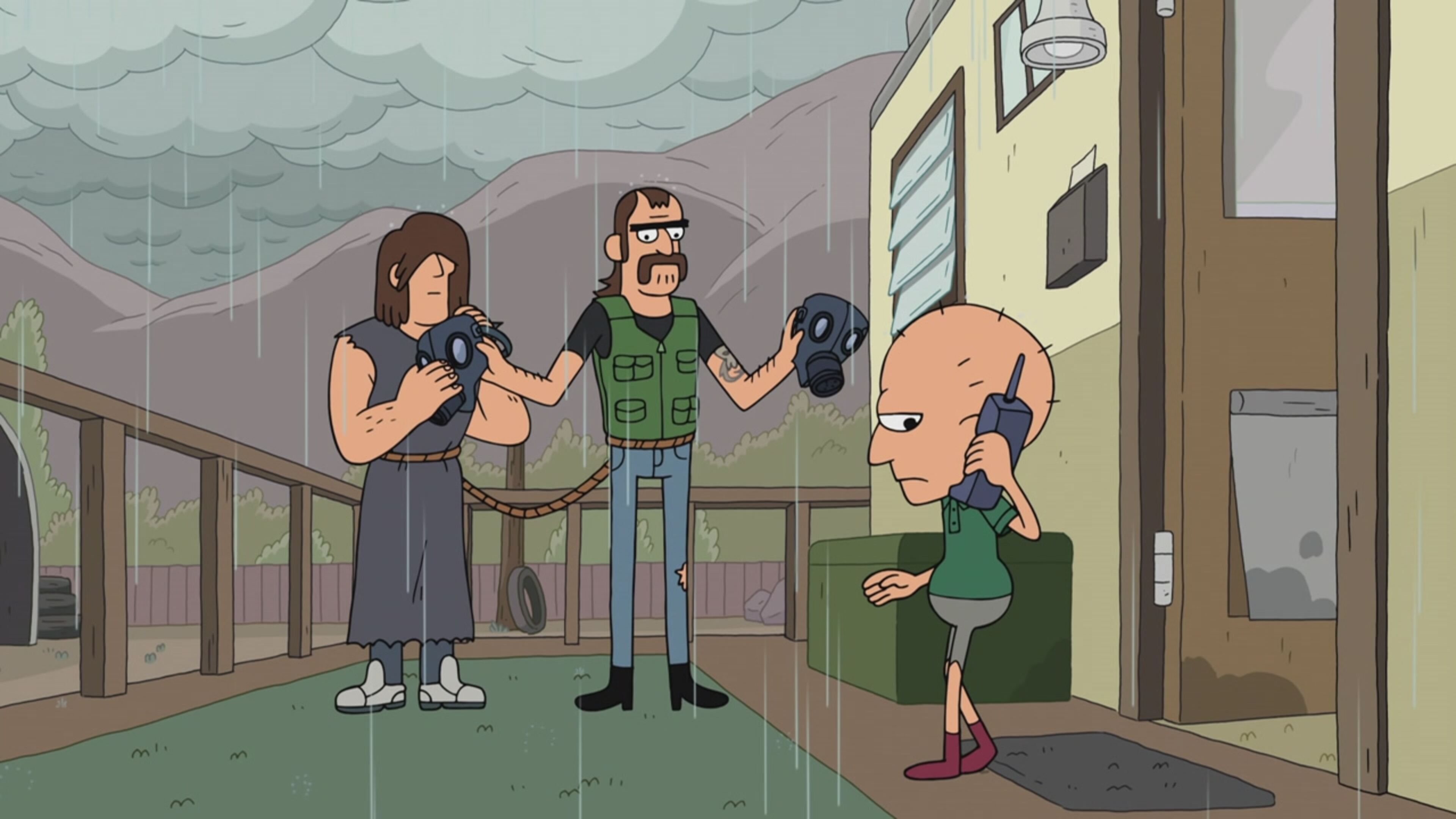 Clarence - S3 Ep.22 - Il burrascoso pigiama party di Clarence - Episodio 3: Il tasso and il bunker