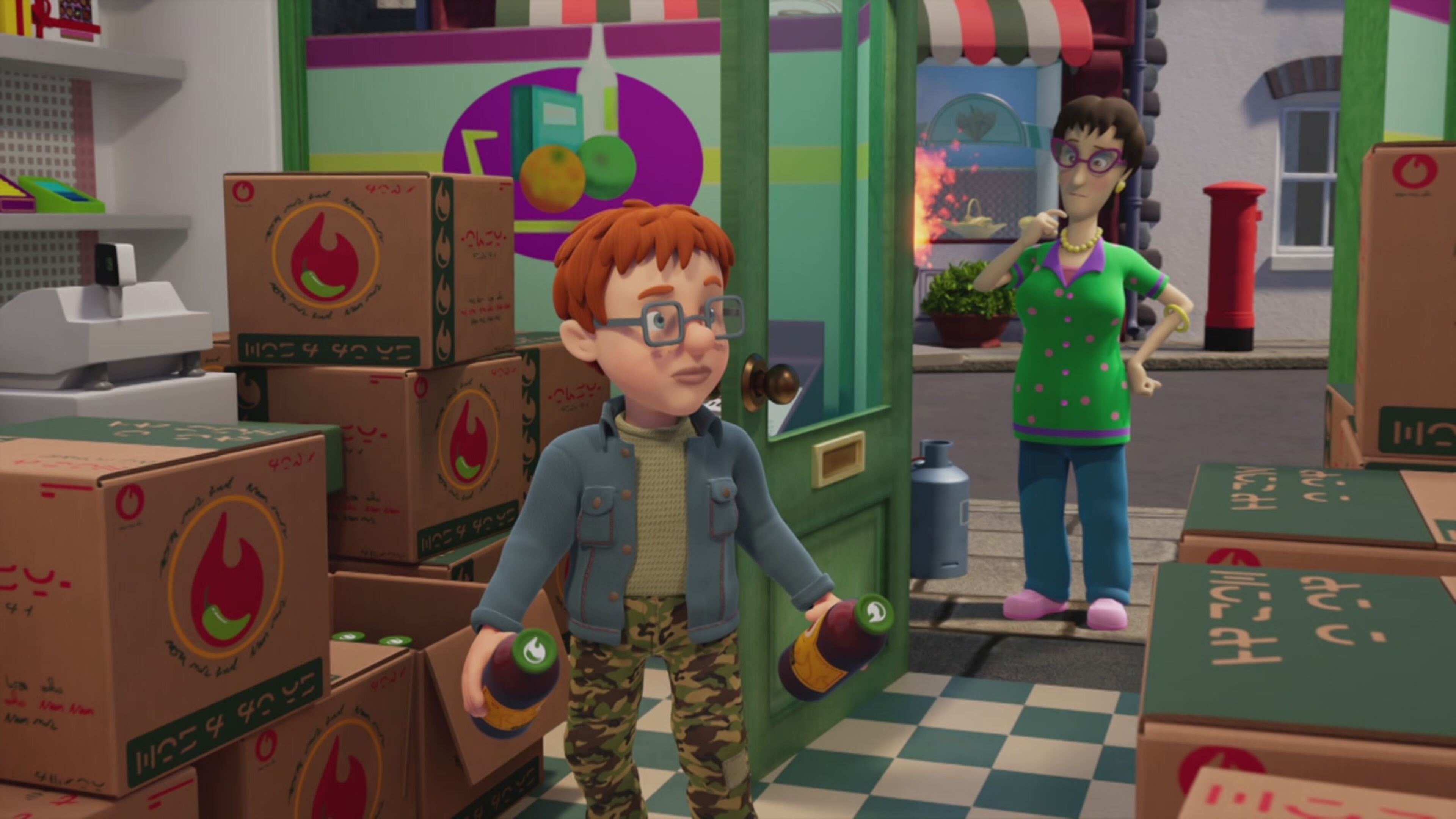 Sam il pompiere - S14 Ep.13 - La salsa piccante di Dilys