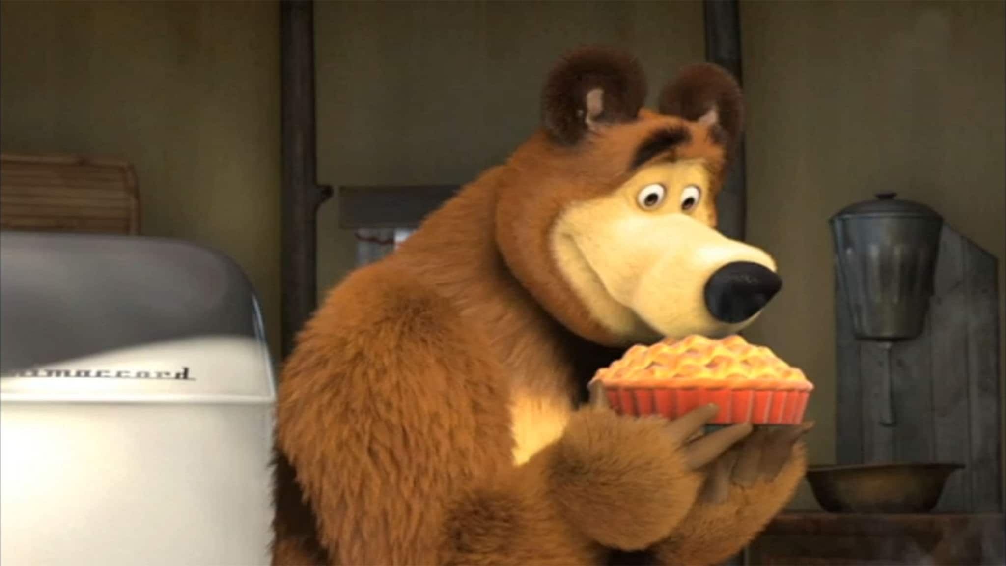 Masha e Orso - S1E22 - Inspirare! Espirare! - La volpe e il matterello