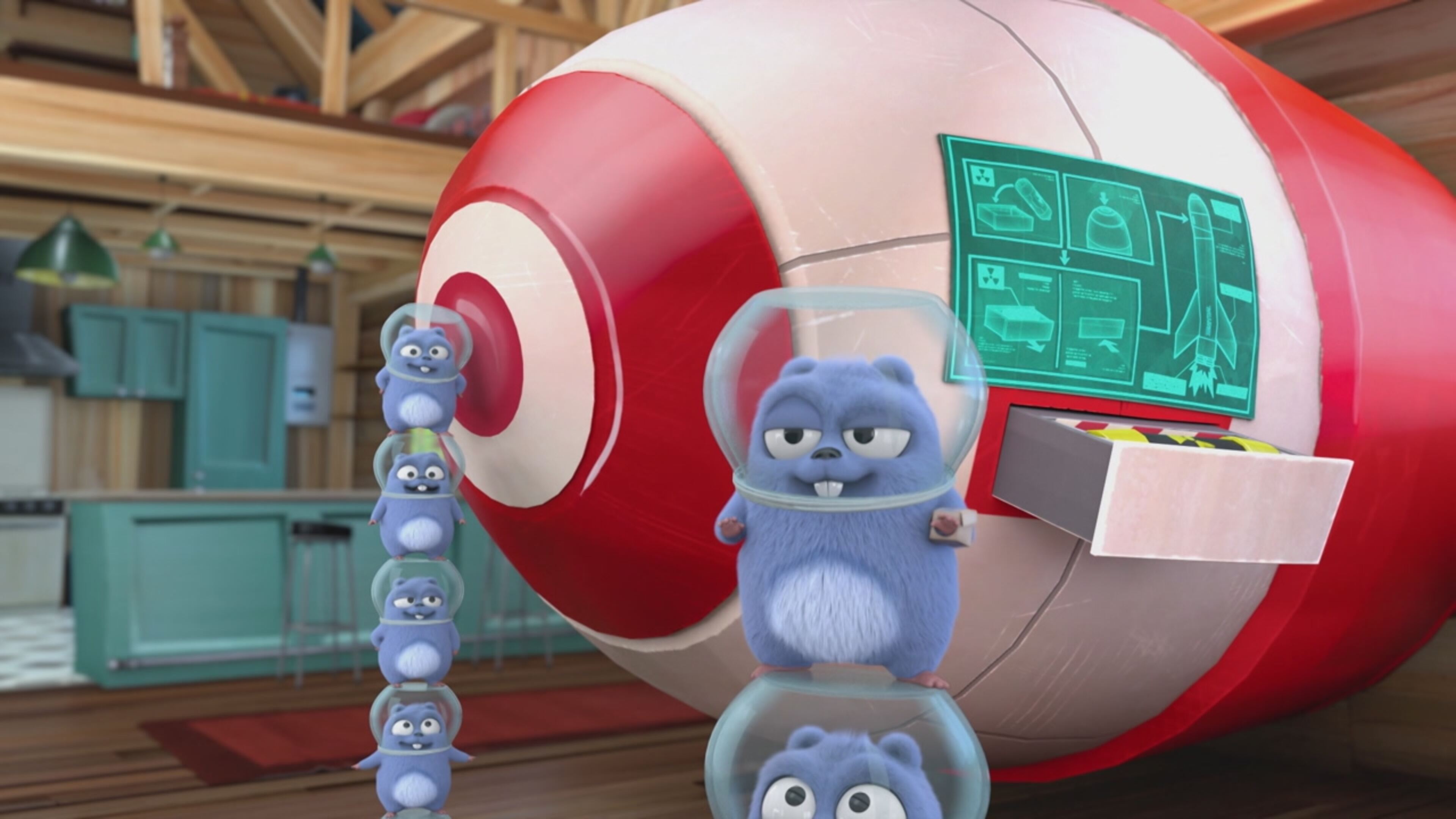 Grizzy e i Lemming - S4 Ep.39 - Casetta interplanetaria