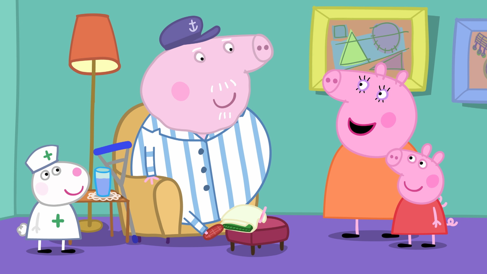 Peppa Pig - S11E17 - Due infermiere per Nonno Pig